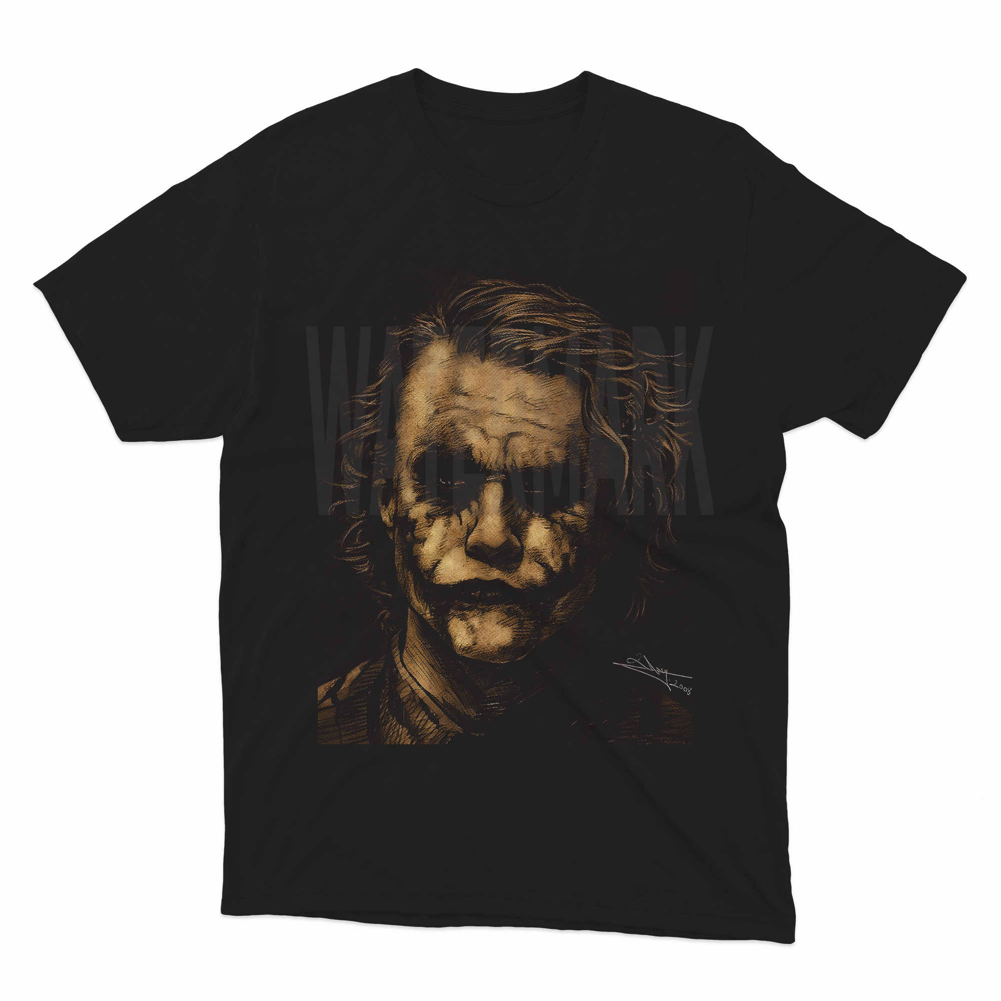 Joker Gold _HALFTONE (Ready-to-Print Design)