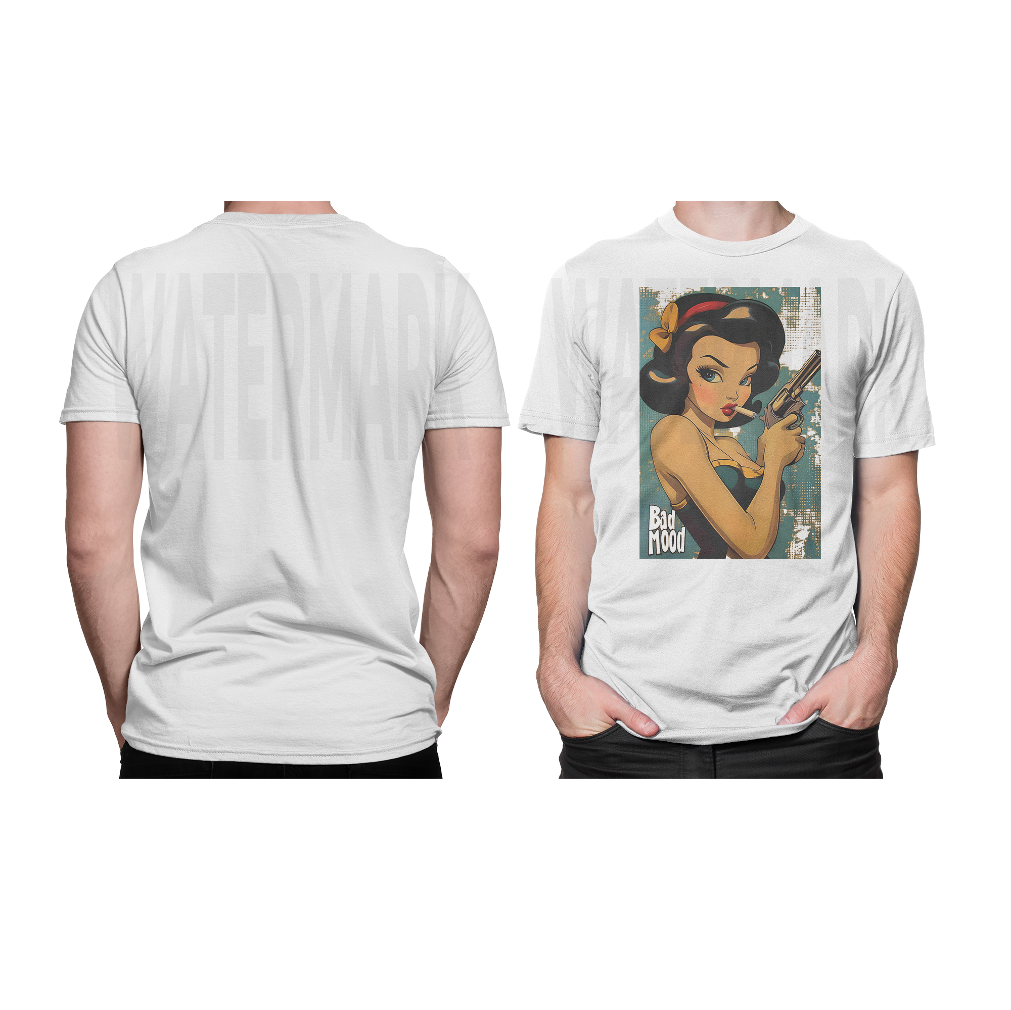 Snow White Bad Mood (Ready-to-Print Design)