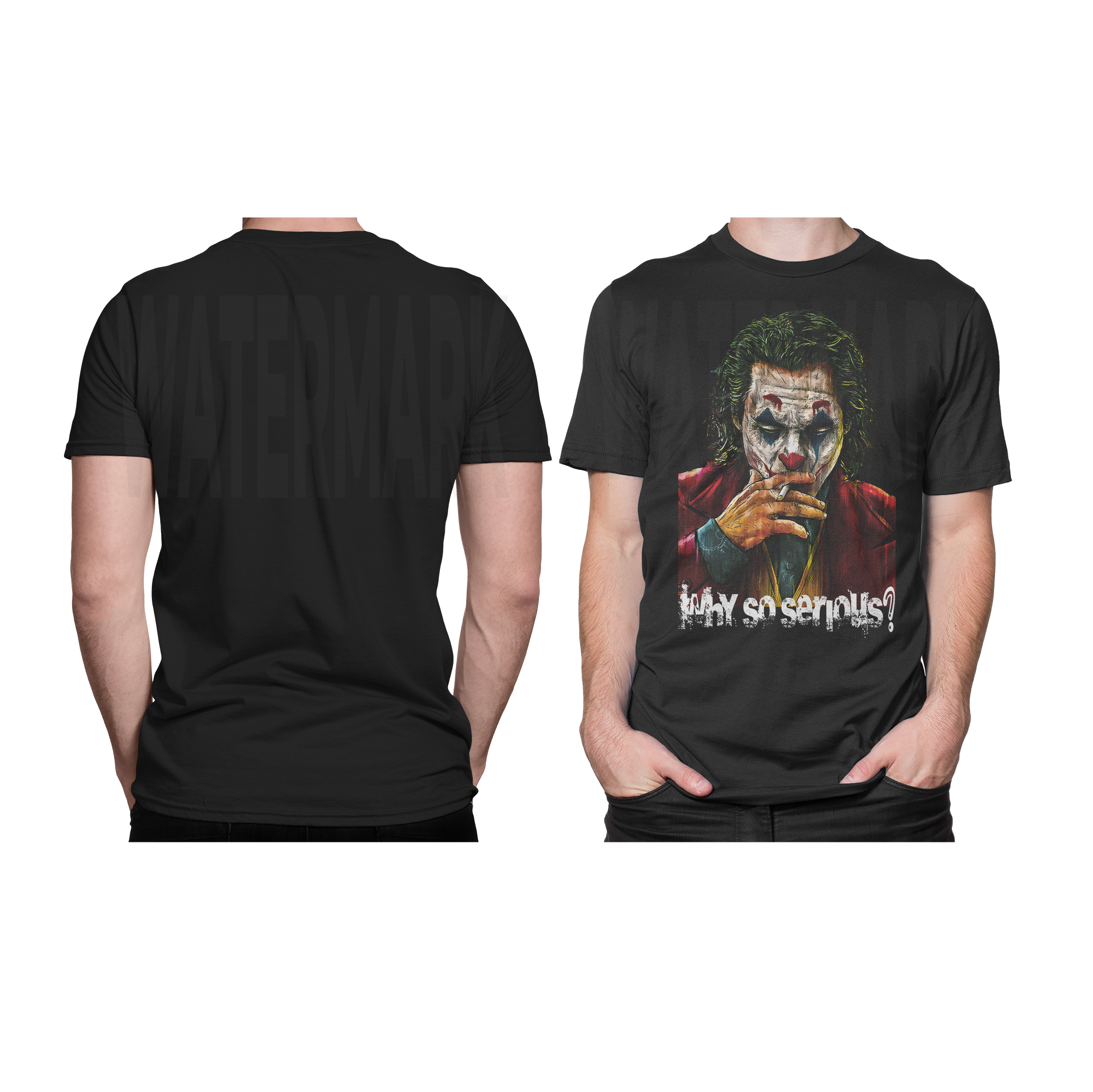 Joker Serious _HALFTONE (Ready-to-Print Design)