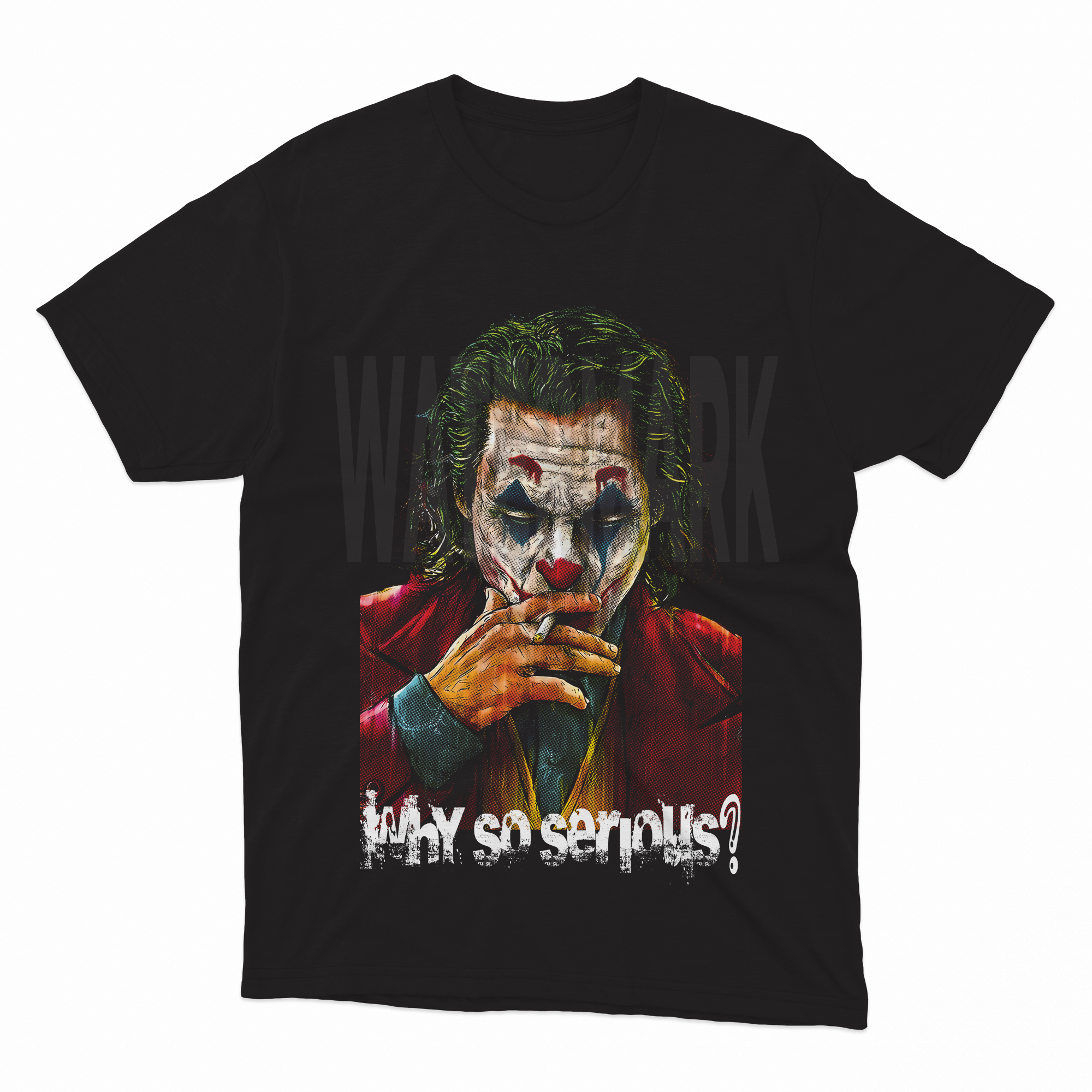 Joker Serious _HALFTONE (Ready-to-Print Design)