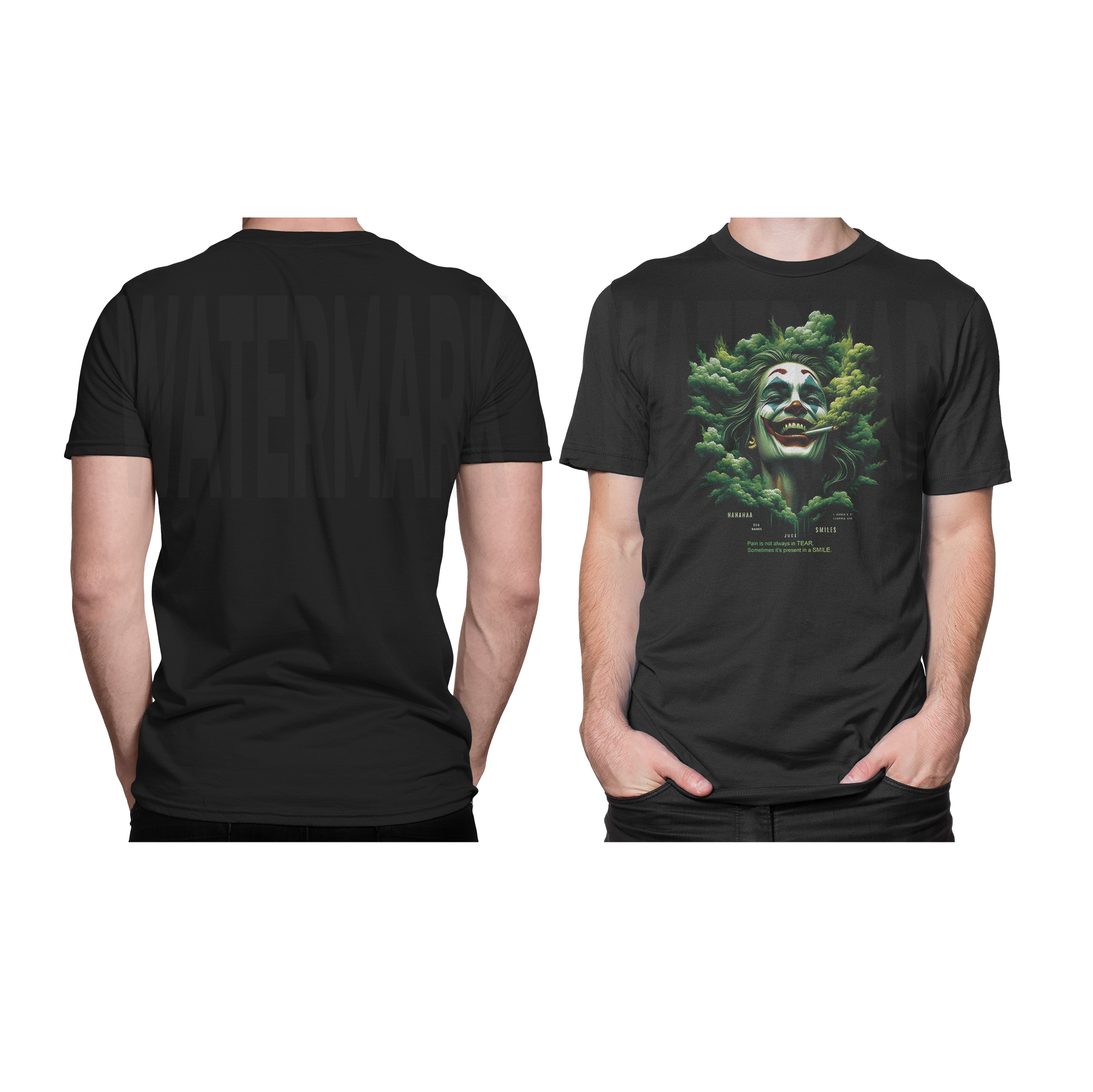 Joker Smile _HALFTONE (Ready-to-Print Design)