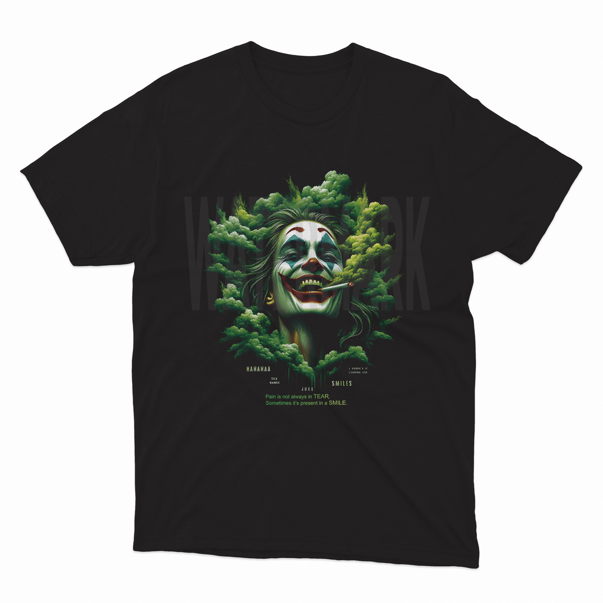 Joker Smile _HALFTONE (Ready-to-Print Design)