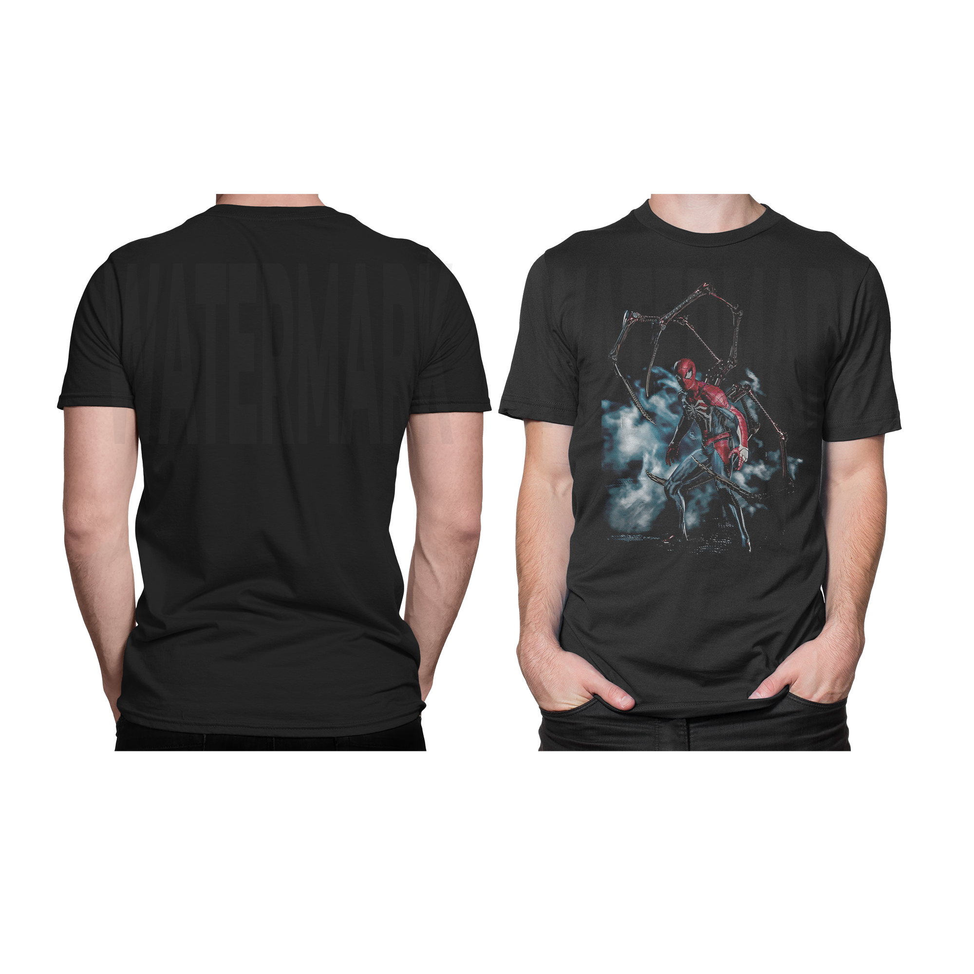 Spiderman _HALFTONE (Ready-to-Print Design)
