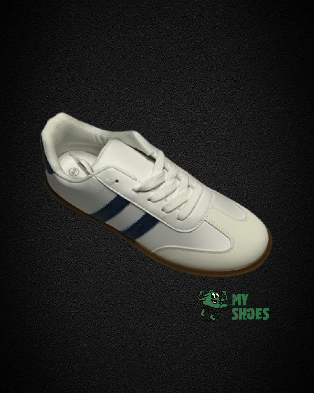 Zapatos blancos-azul básicos hombre