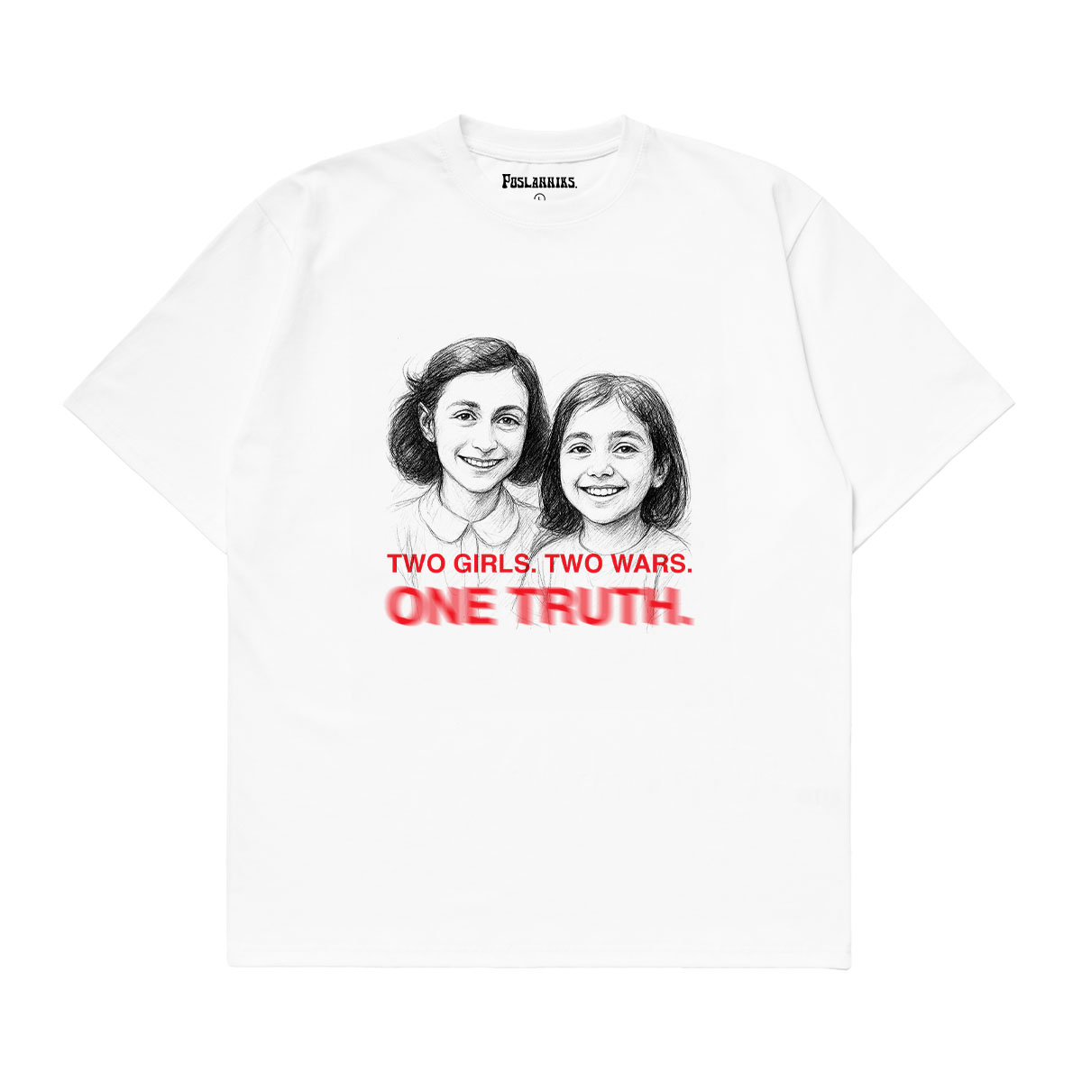 Two little girls, two different times. - The Story of Anne Frank & Hind Rajab