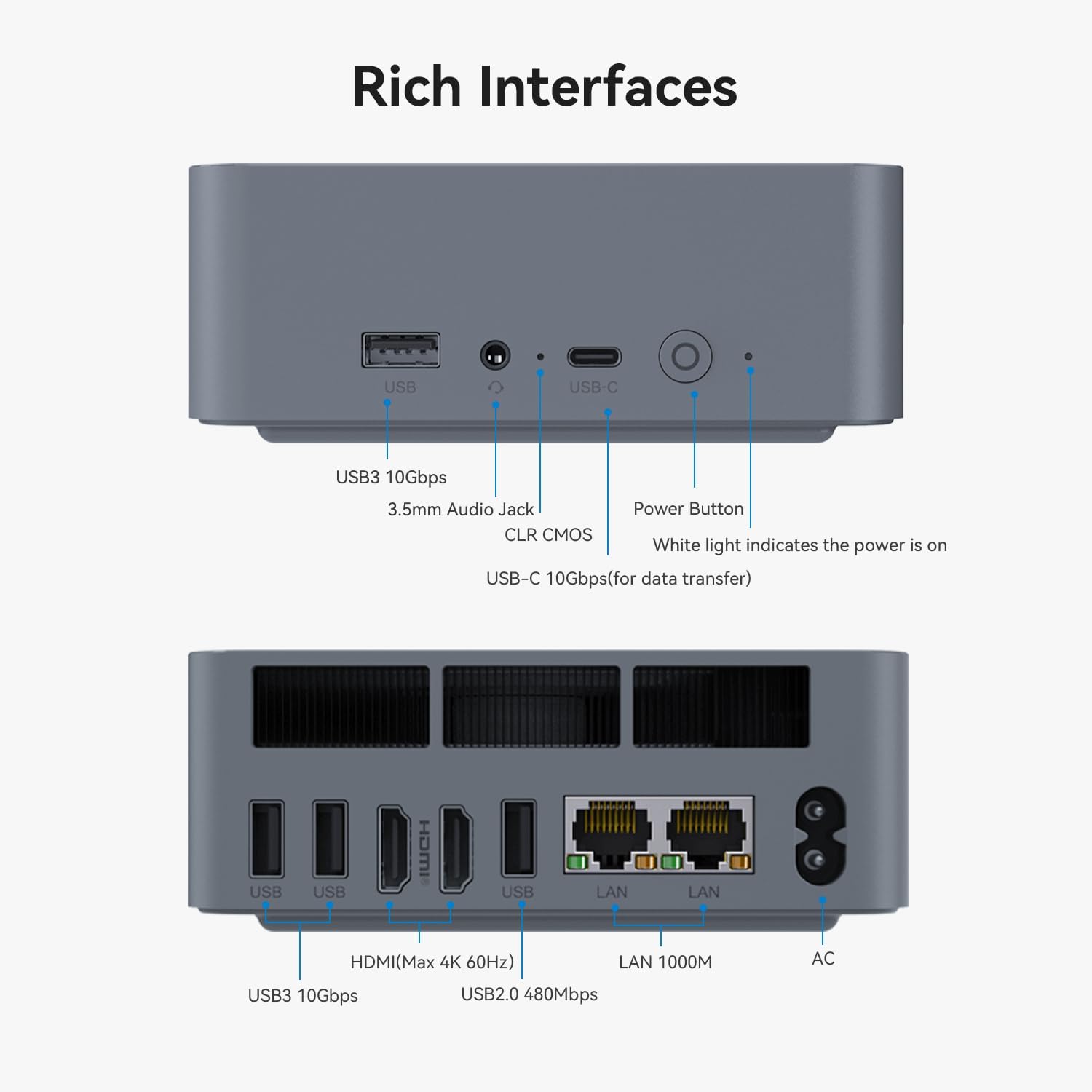 Compact Desktop – Everyday (Core i3 / 16GB / 500GB SSD)