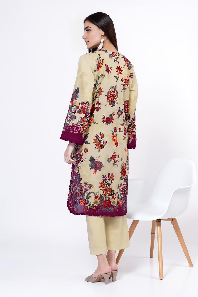 Fabrik Fusion – Unstitched Printed Lawn 2-Piece Suit