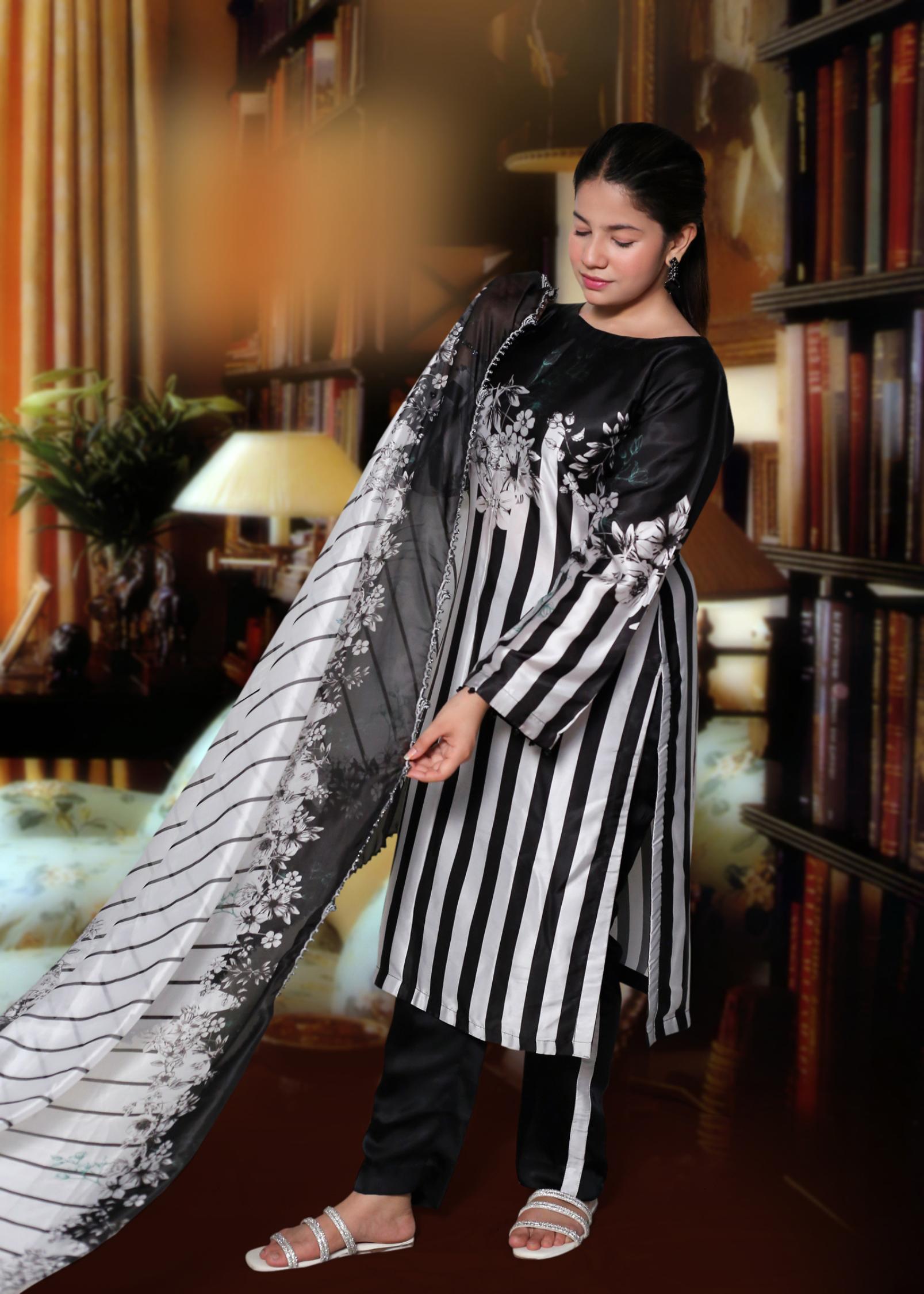 Silk Kurta Pant Dupatta Set – A Celebration of Grace and Grandeur