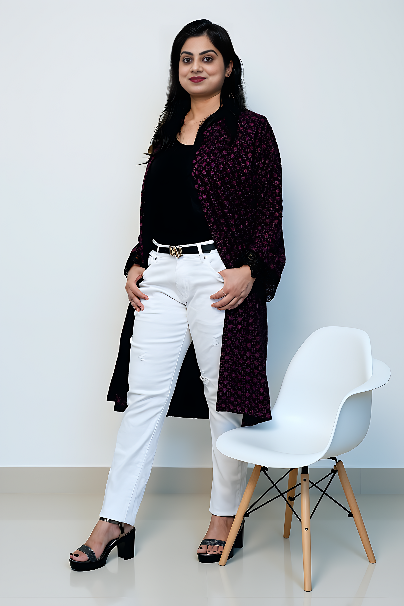 Pure Egyptian Cotton Embroidered Shrug