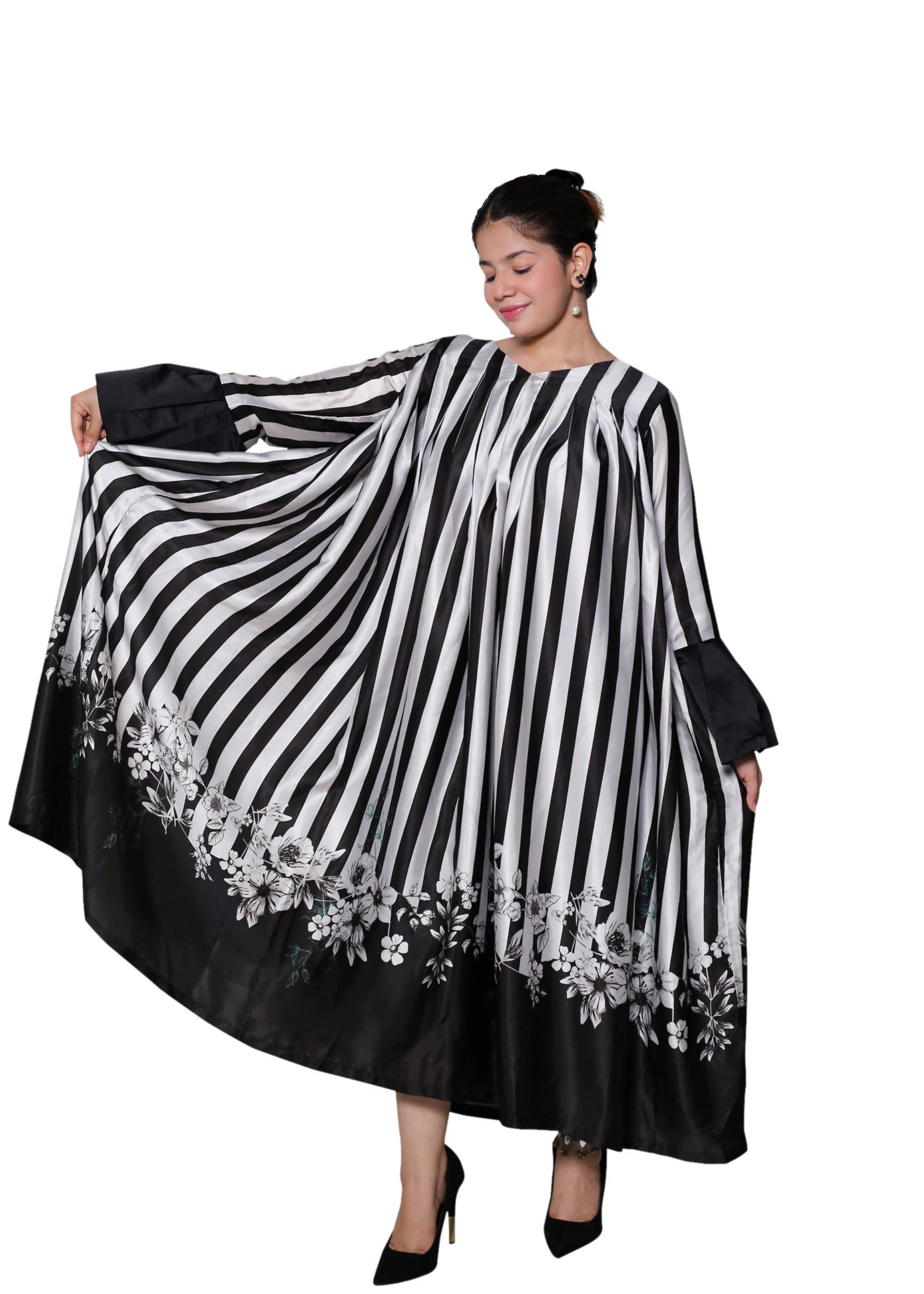 Bold Glamour - Luxe Black Silk Gown for Iconic Moments