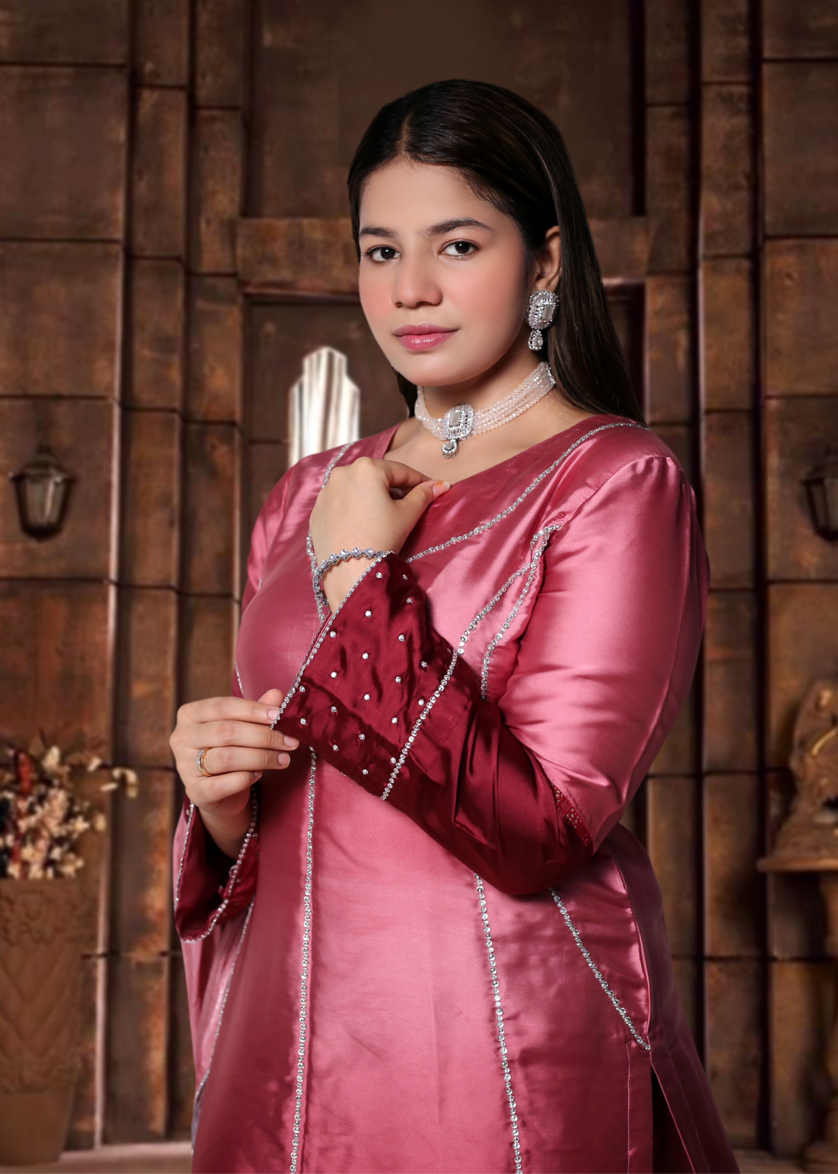  Silk Kurta Pant Dupatta Set | Ready to Wear