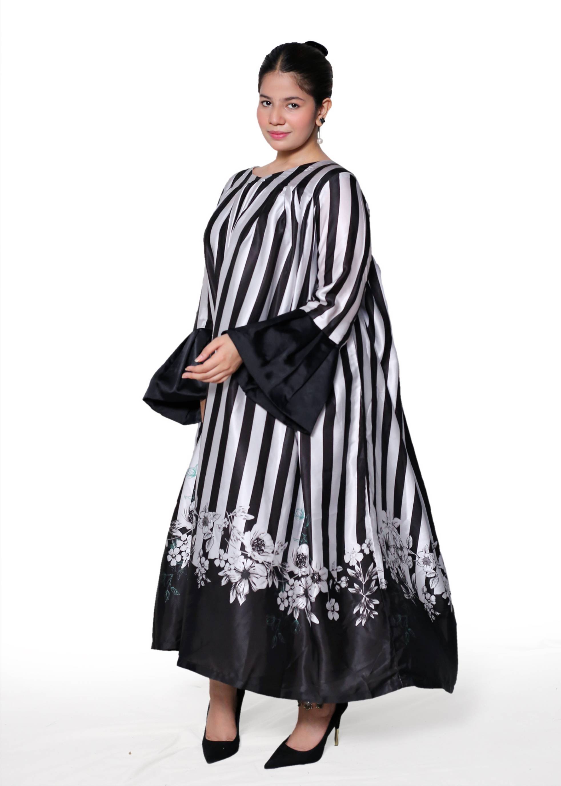 Bold Glamour - Luxe Black Silk Gown for Iconic Moments