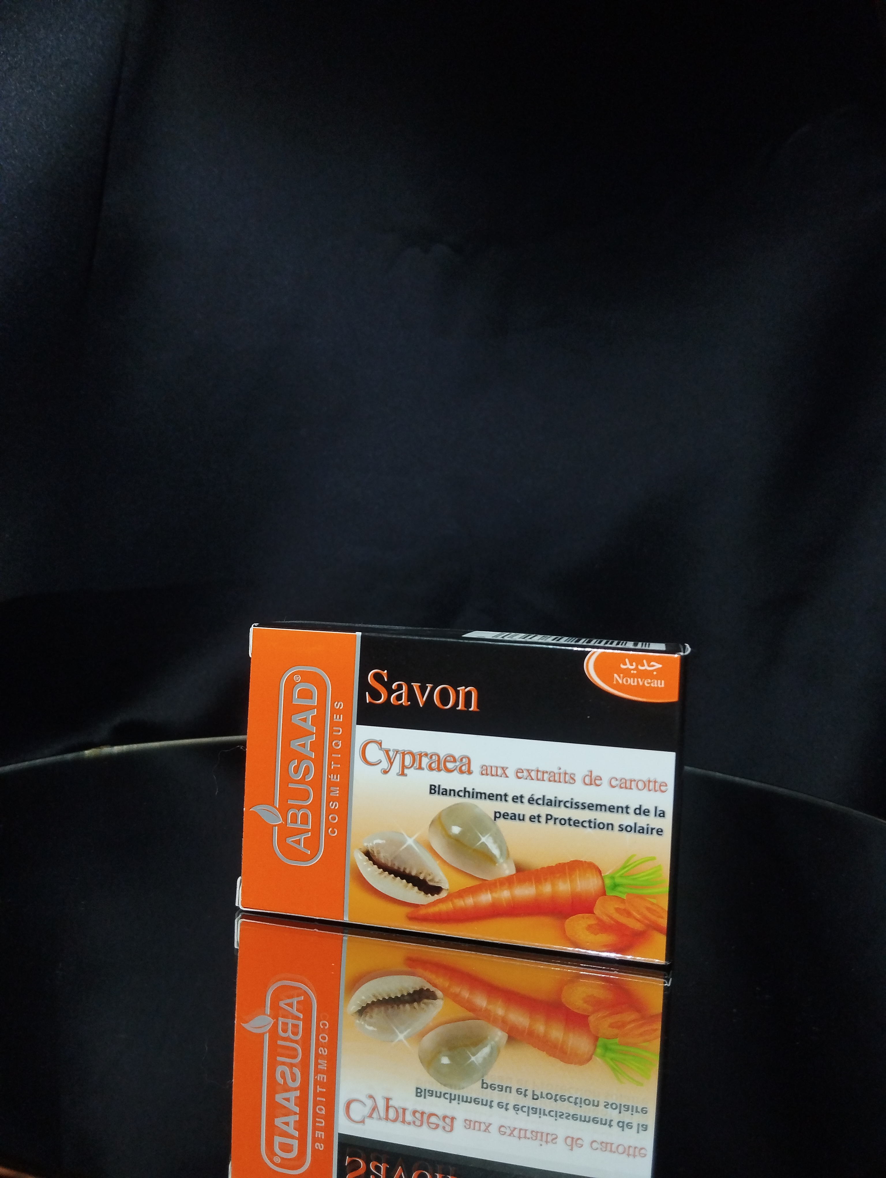 Savon éclaircissant riche en béta-carotène