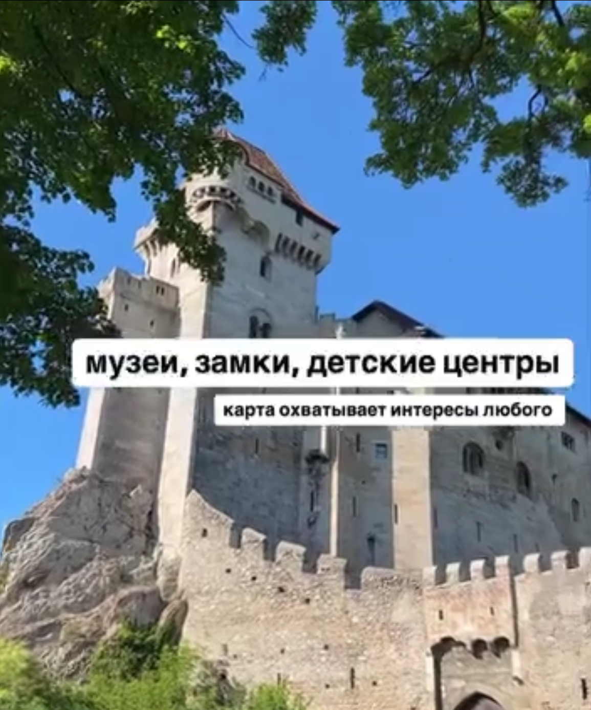 Карта путешествий по Австрии