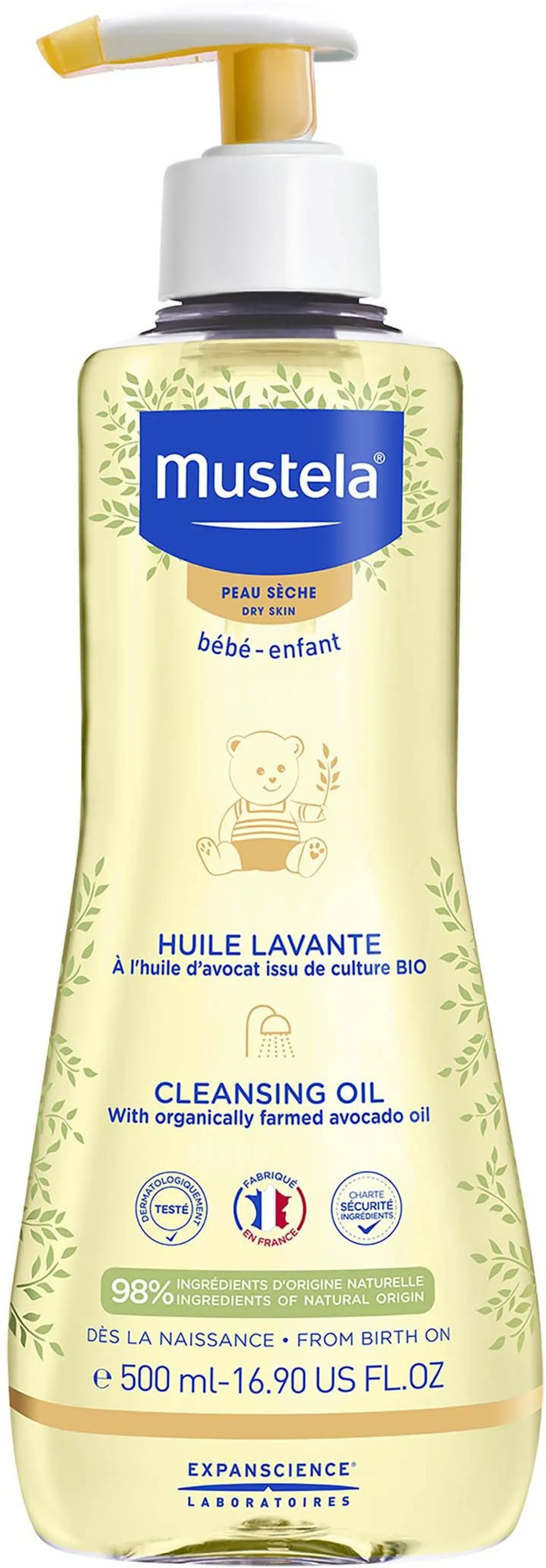 Huile Lavante Mustela Bébé