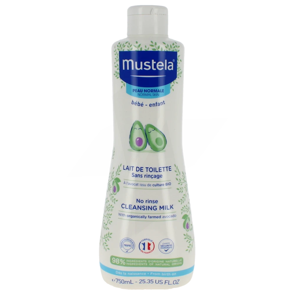 Lait de Toilette Sans Rinçage Mustela