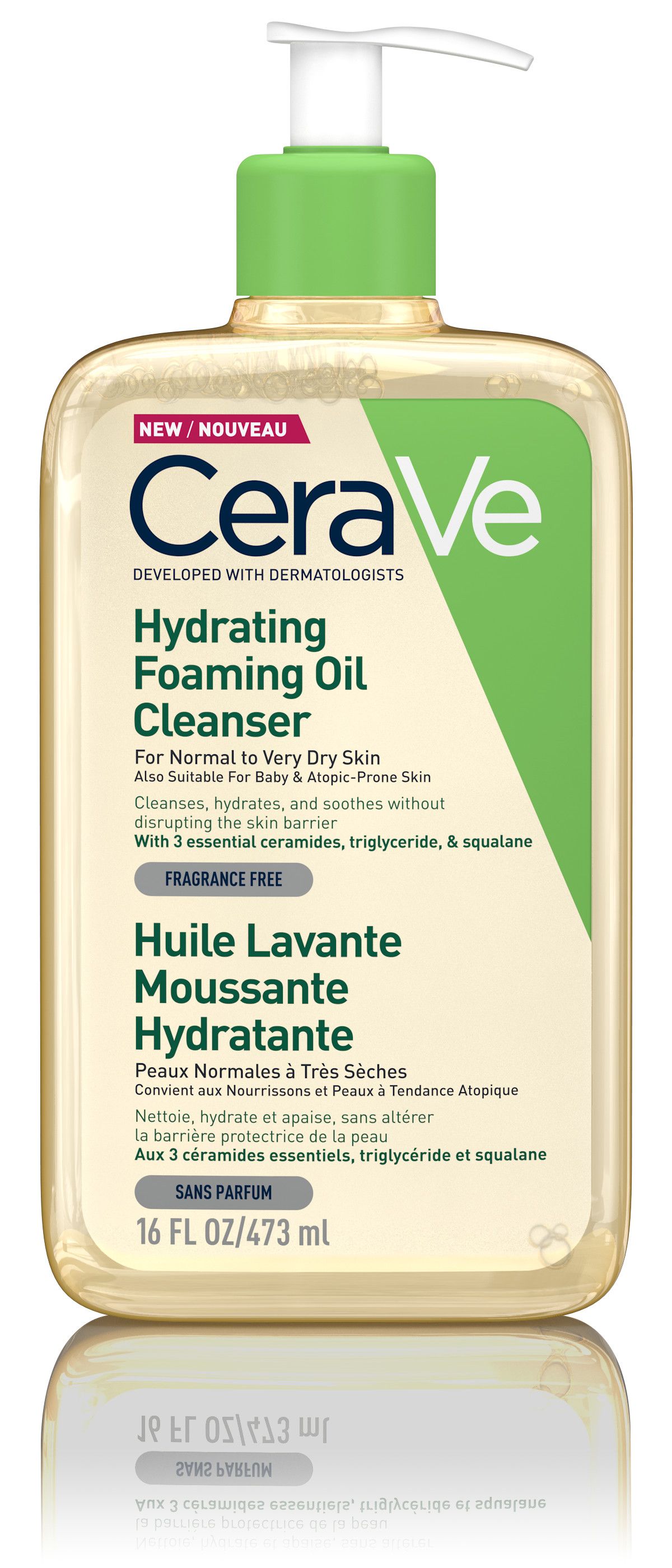 Huile Lavante Moussante Hydratante CeraVe