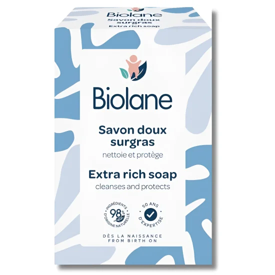 Savon doux surgras Biolane