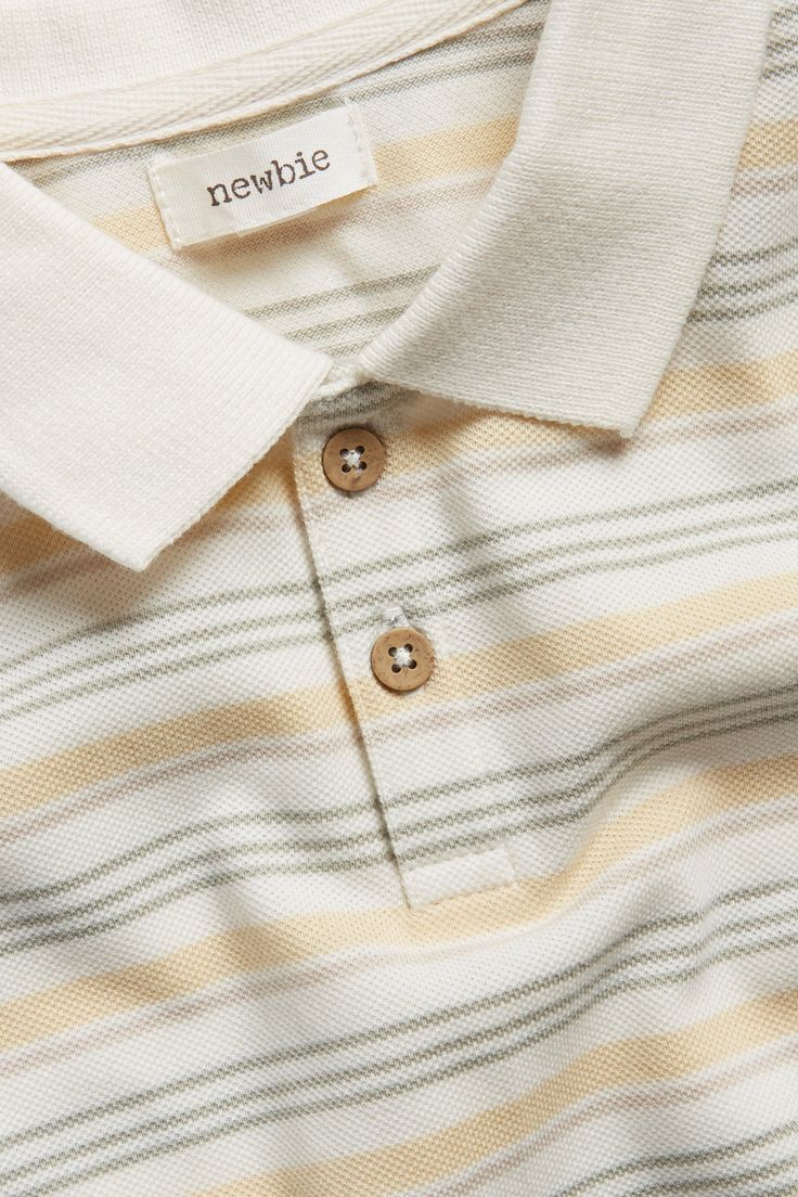 Men's Striped Polo Shirt