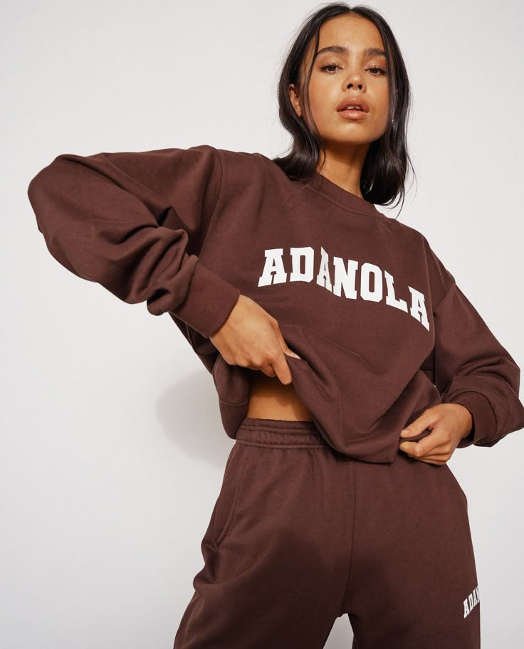 Adanola Brown Sweatsuit