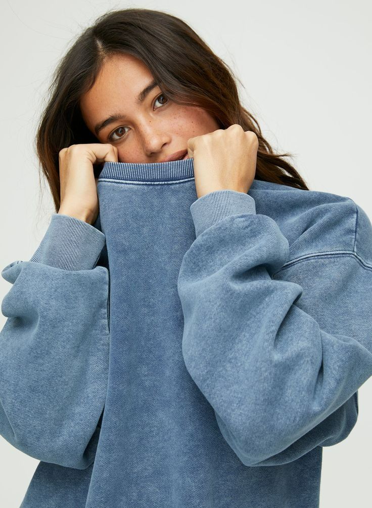Blue Oversized Sweater
