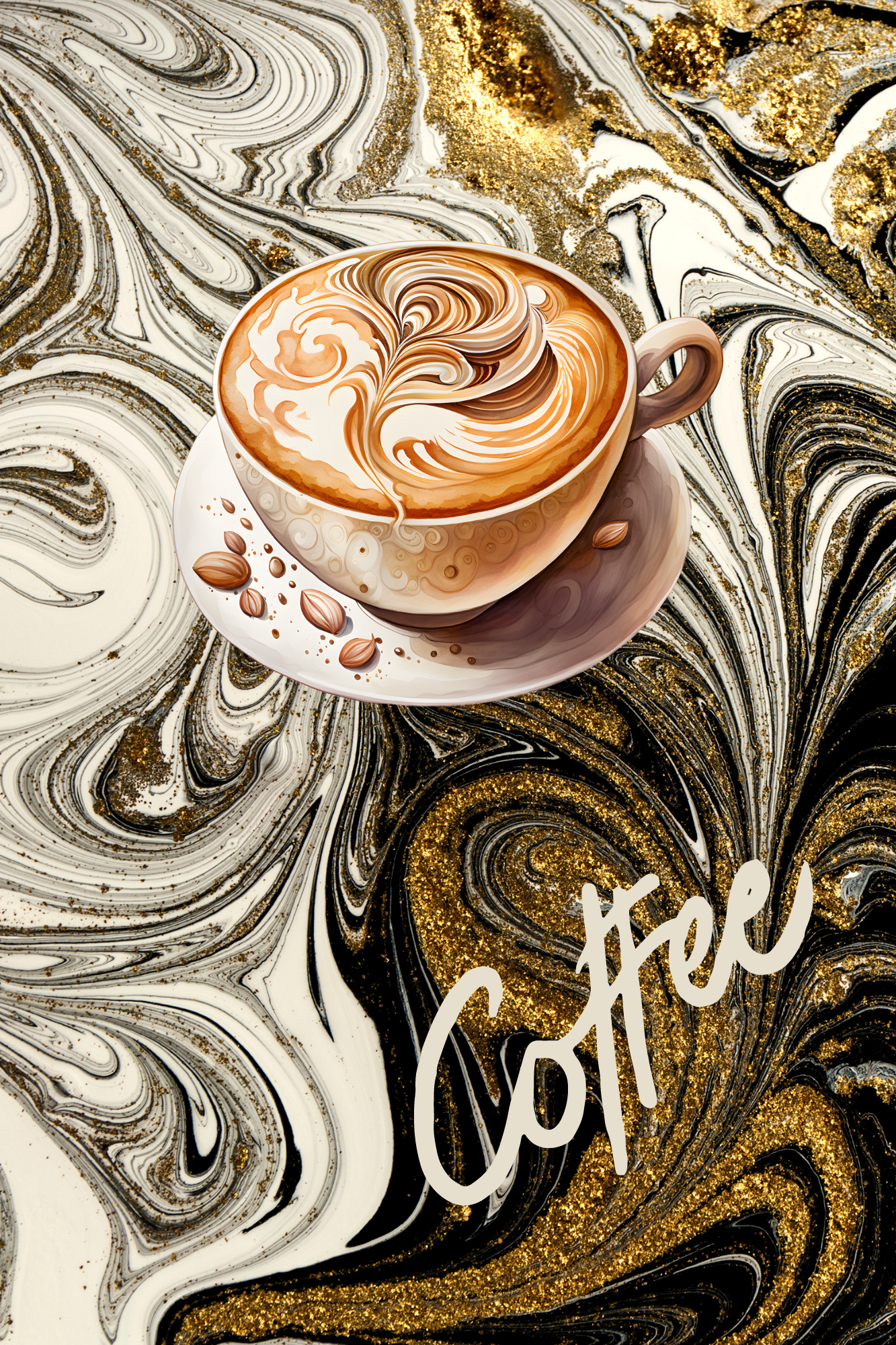 Canvas Coffee Wall Art, for any kitchen , coffee shop or restaurant