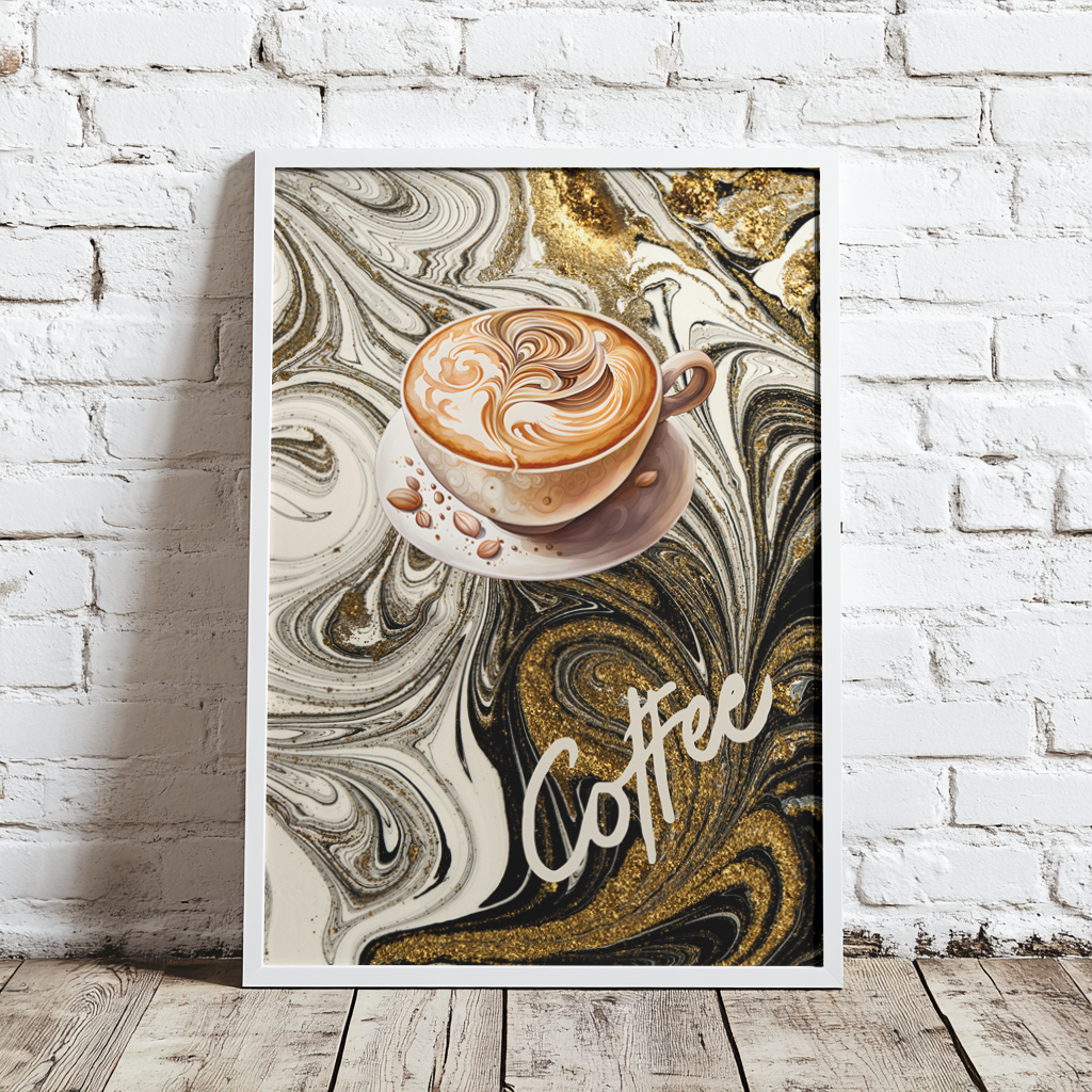 Canvas Coffee Wall Art, for any kitchen , coffee shop or restaurant