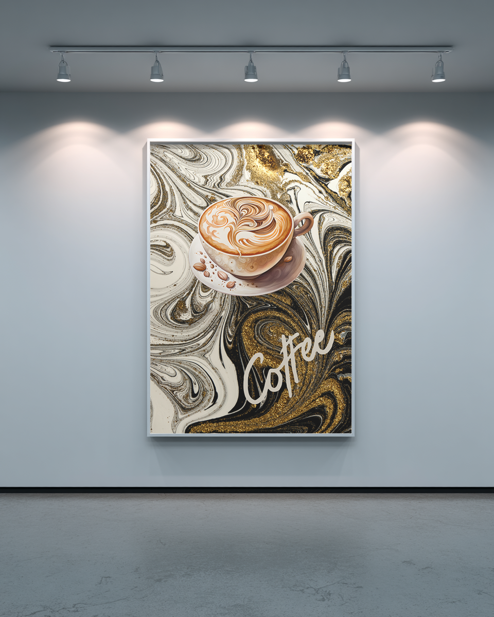 Canvas Coffee Wall Art, for any kitchen , coffee shop or restaurant