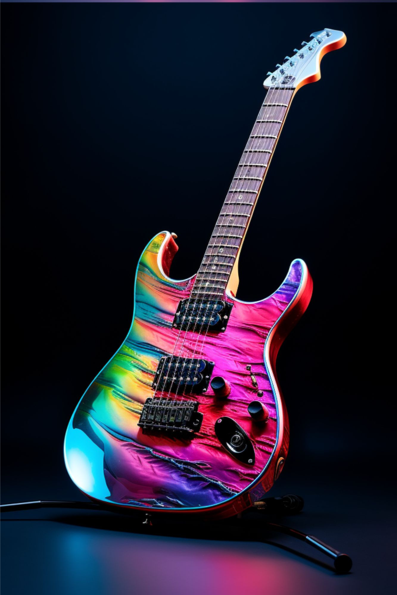Guitar for all , this canvas wall art would light up any room.