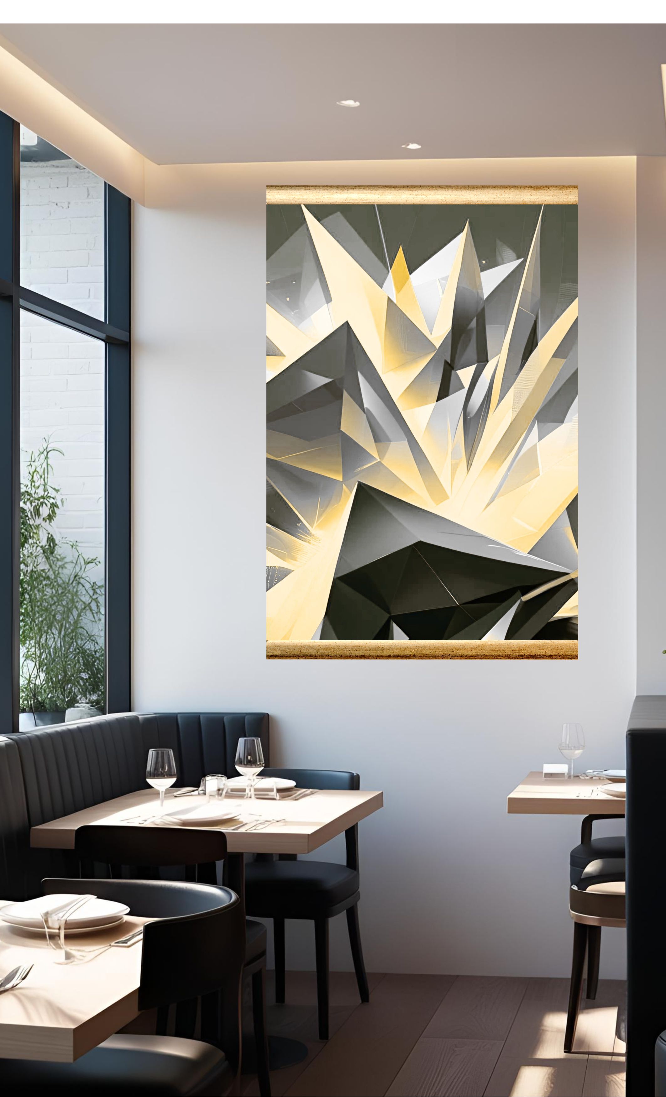 Modern Abstract Art Print, great colours , various sizes for this canvas wall art.