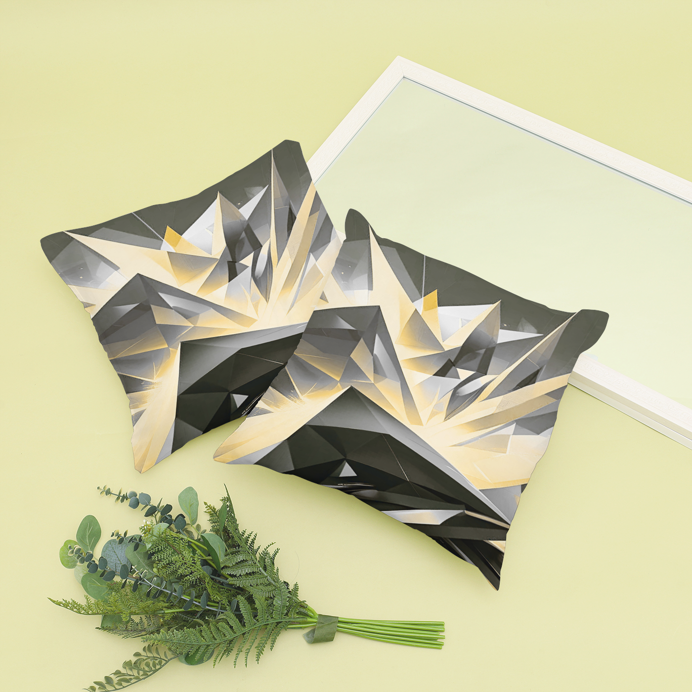 Fascinating designed cushion, called the Explosion. Modern and fresh design.