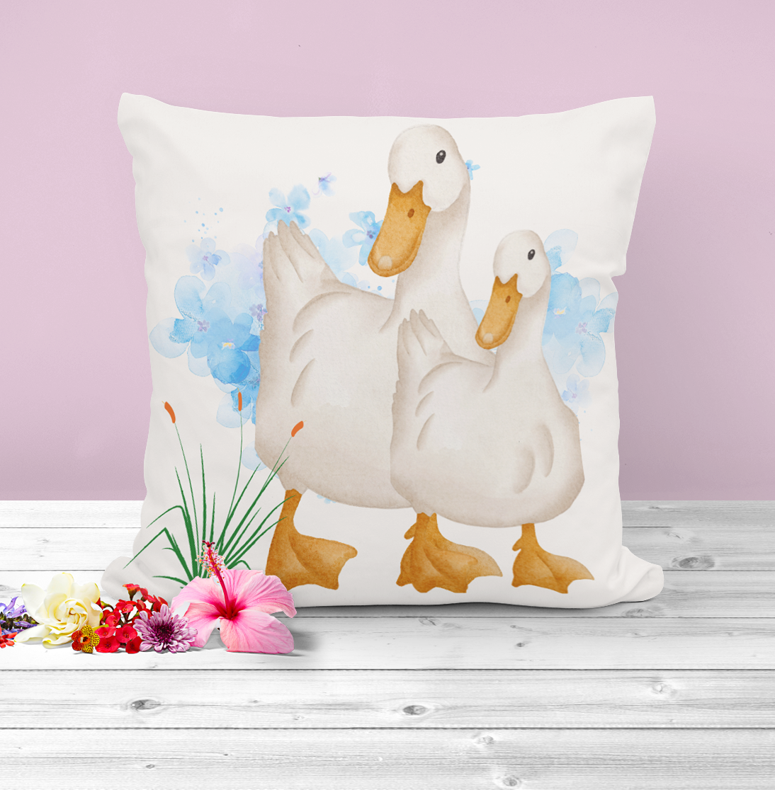 Duck Lovers Decorative Throw Cushion, charm and character to home decor