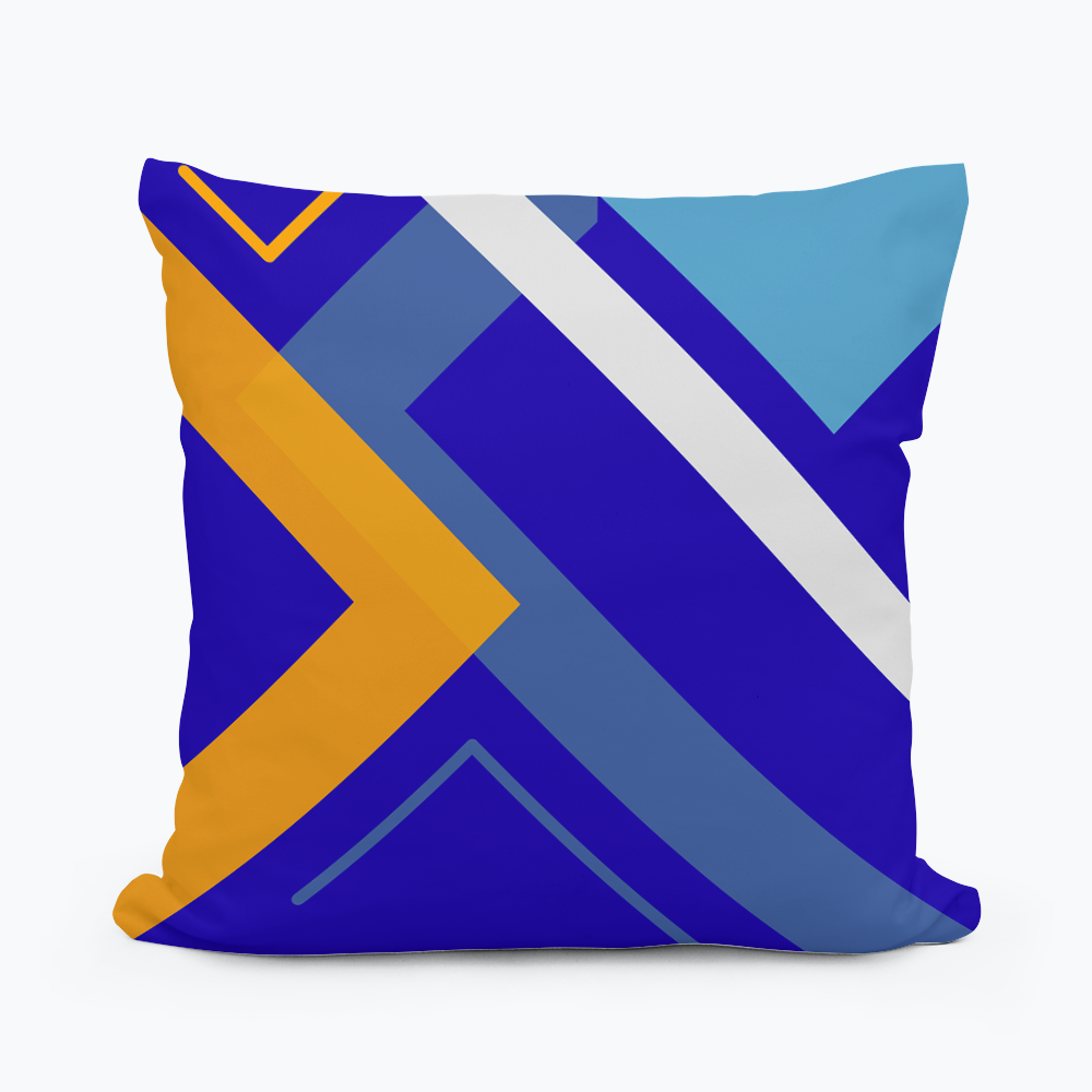 Geometric Shapes Cushion, modern twist for home decor
