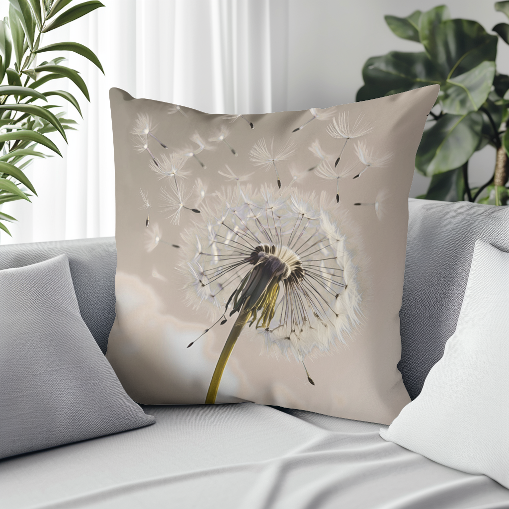 Dandelion Decorative Throw Pillow/cushion, elegant home accessory