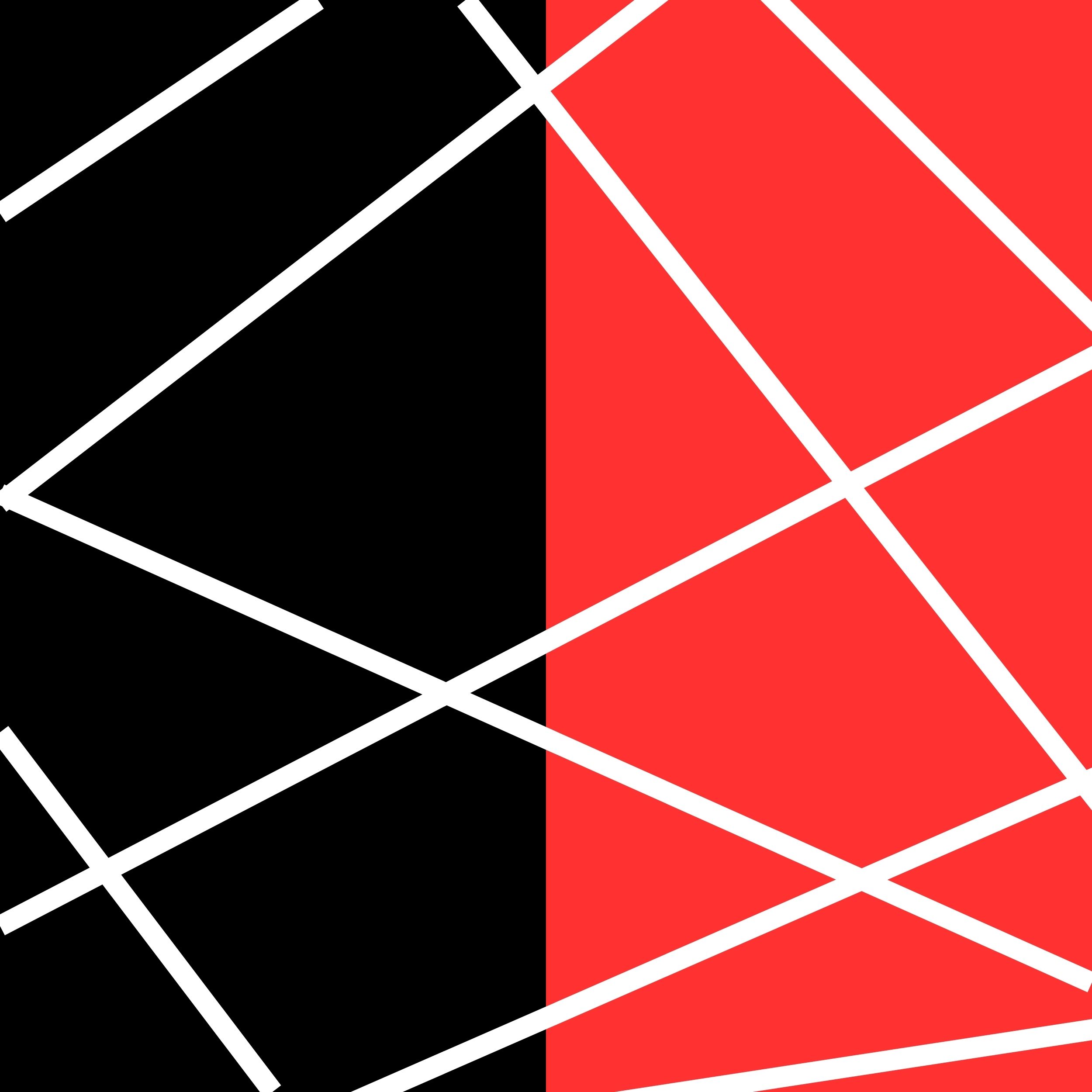 Stunning cushion in a fresh red, black, and white lines design.