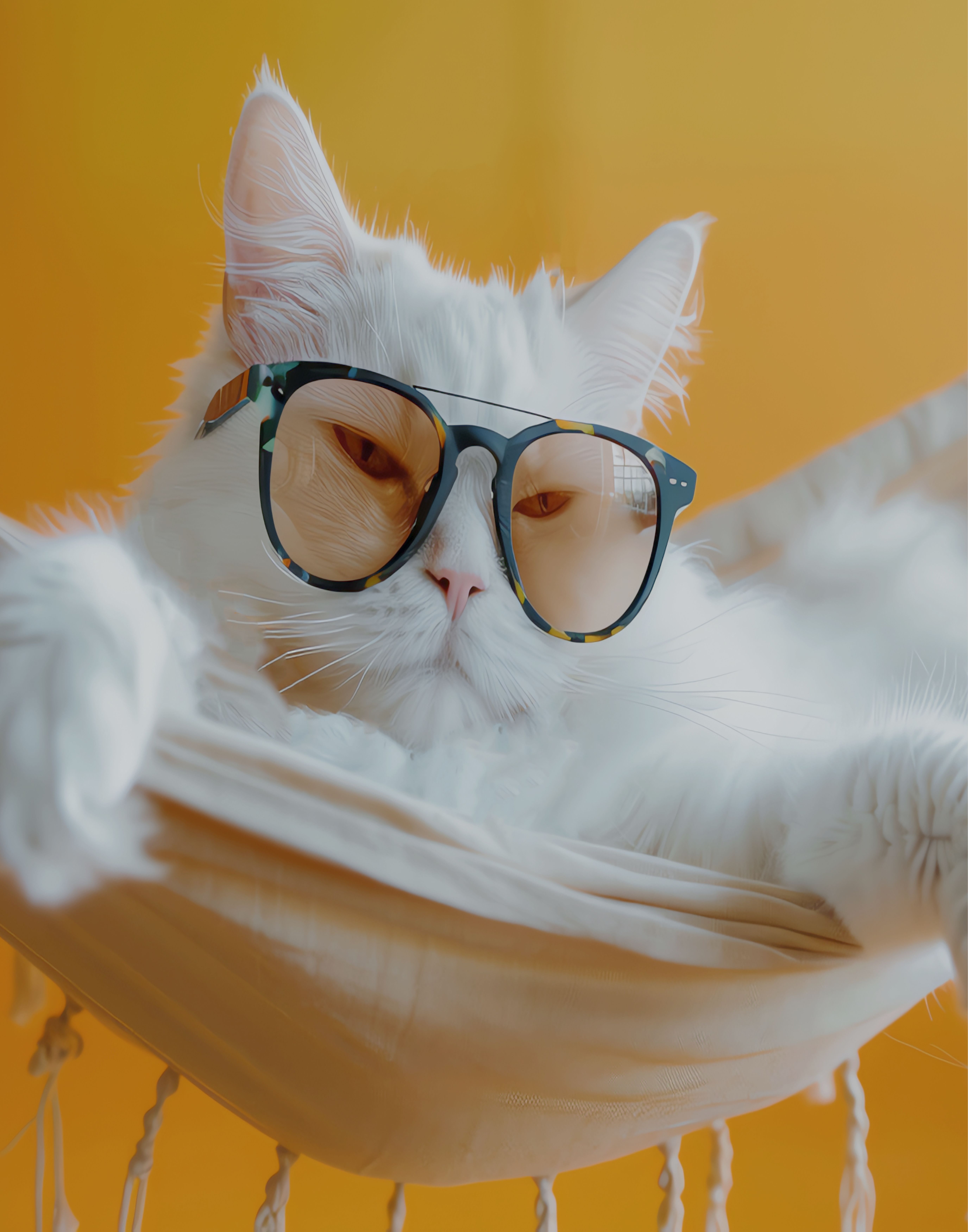 Amusing Cat Canvas Wall Art, FROM THE WAREHOUSE