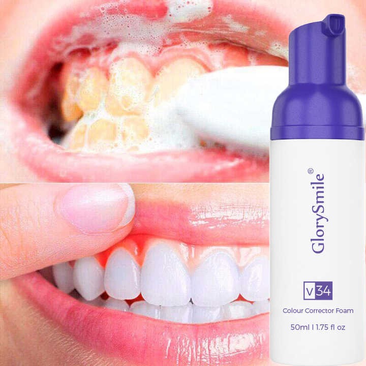 Glorysmile 50ml V34 Color Corrector Foam Toothpaste