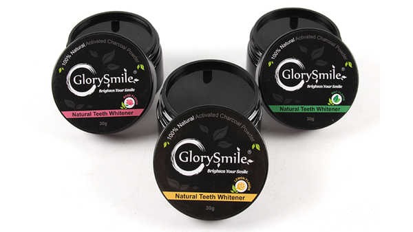 Glory Smille — poudre de charbon Blanchissante , produit naturel, approuvé CE