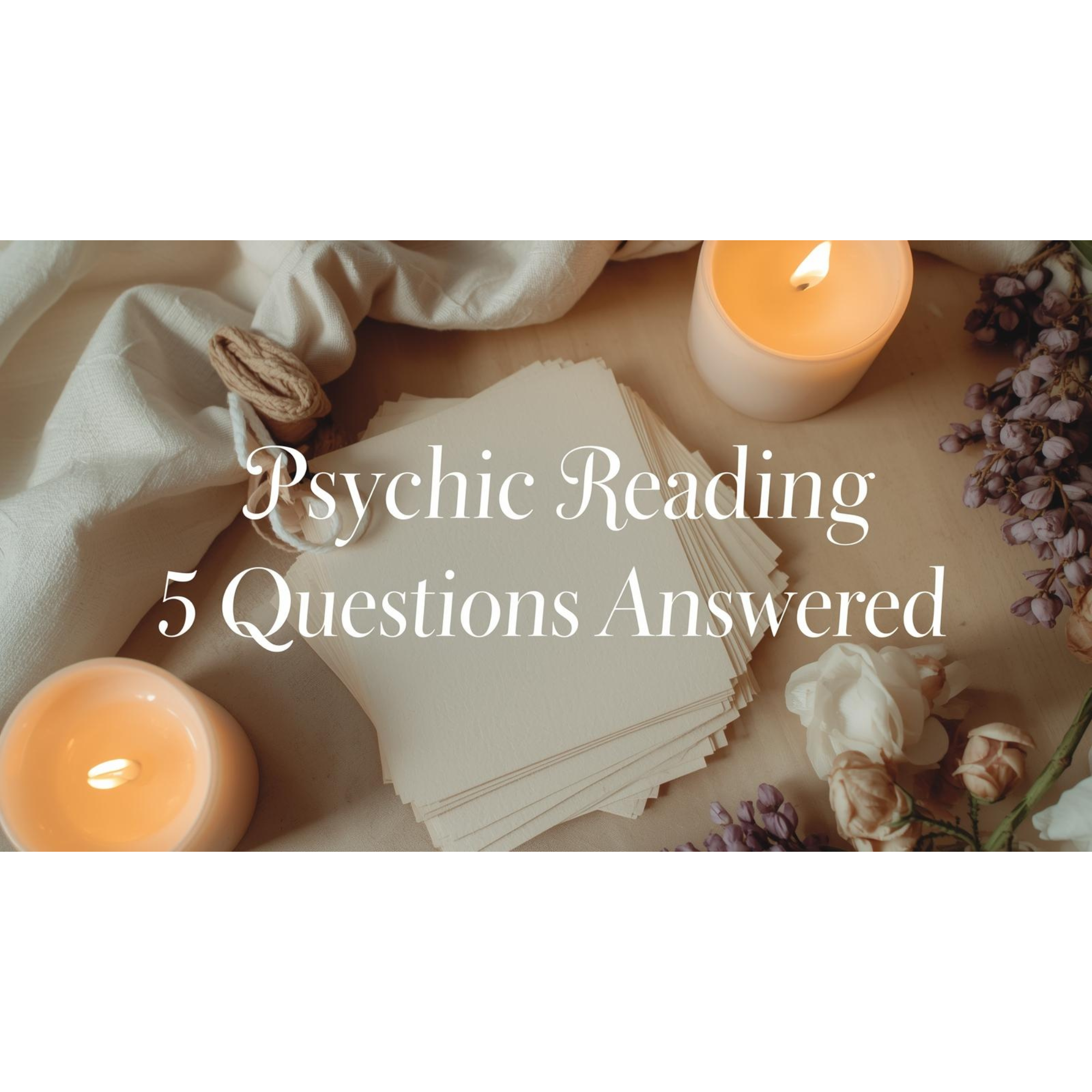 Psychic reading, 5 questions answered 