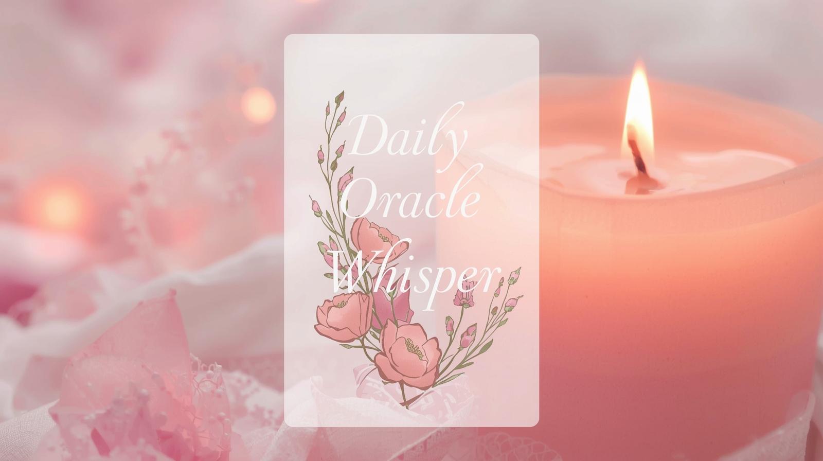 Oracle card for your day ahead 