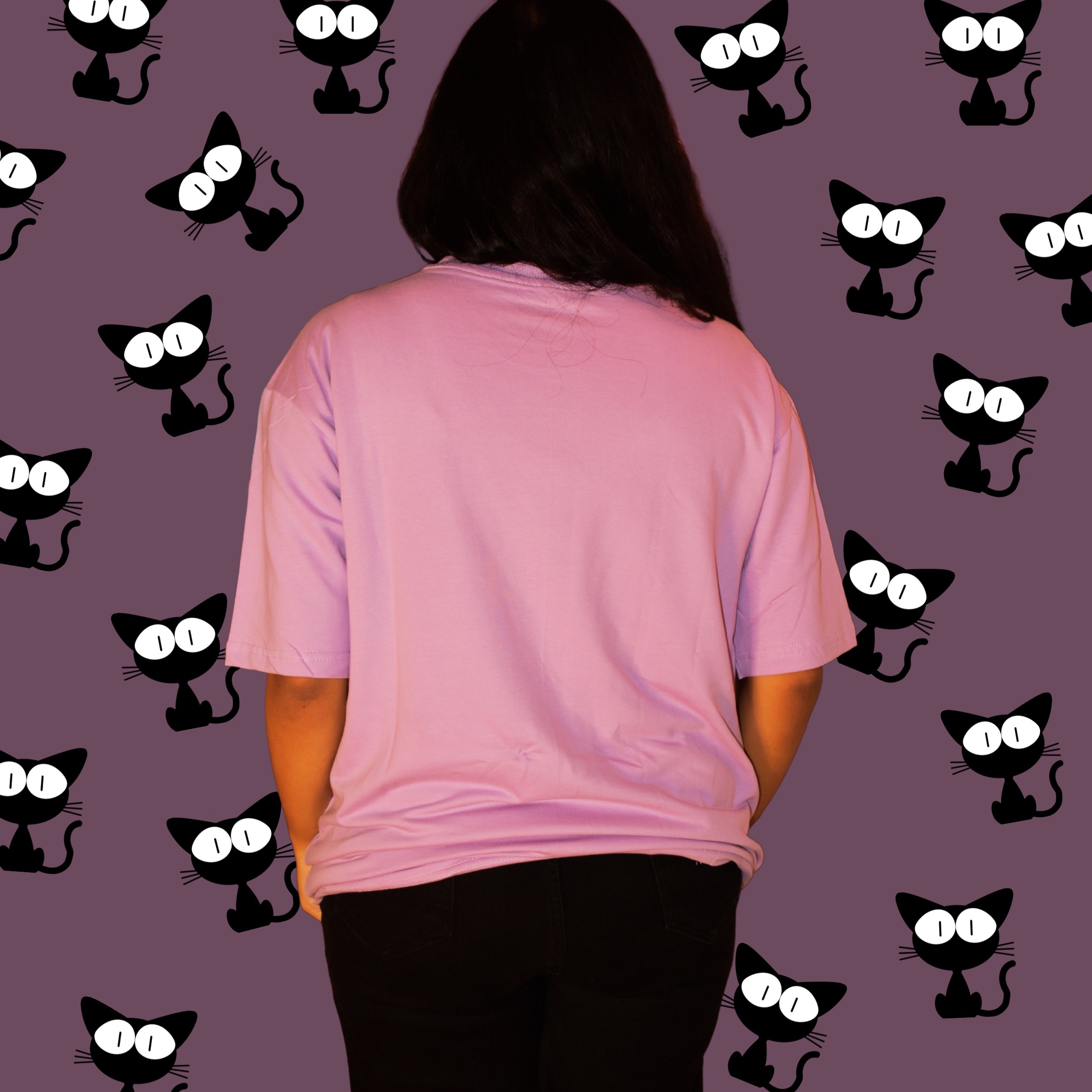 Yuck You Cat Lavender T-shirt