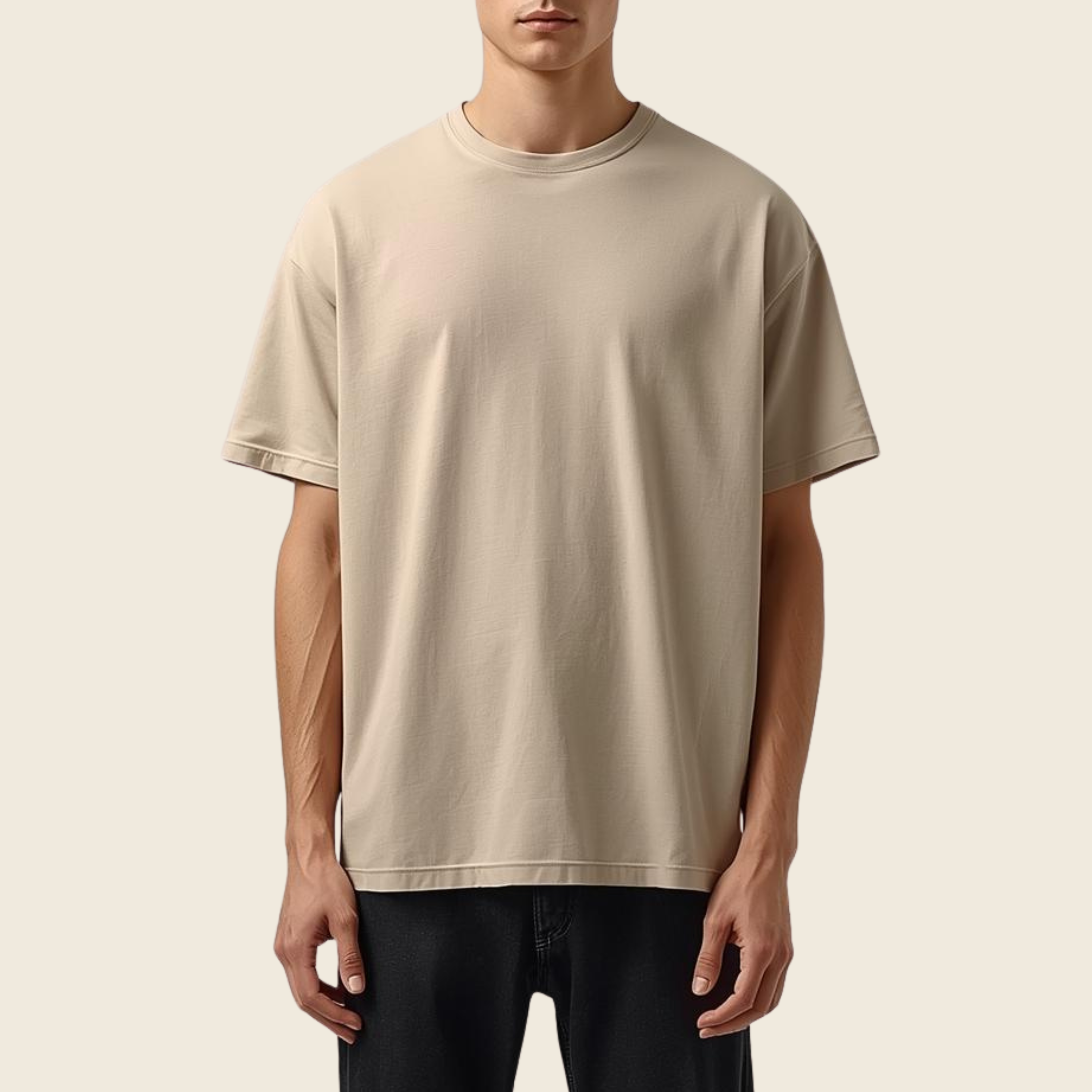 Beige Oversized T-Shirt