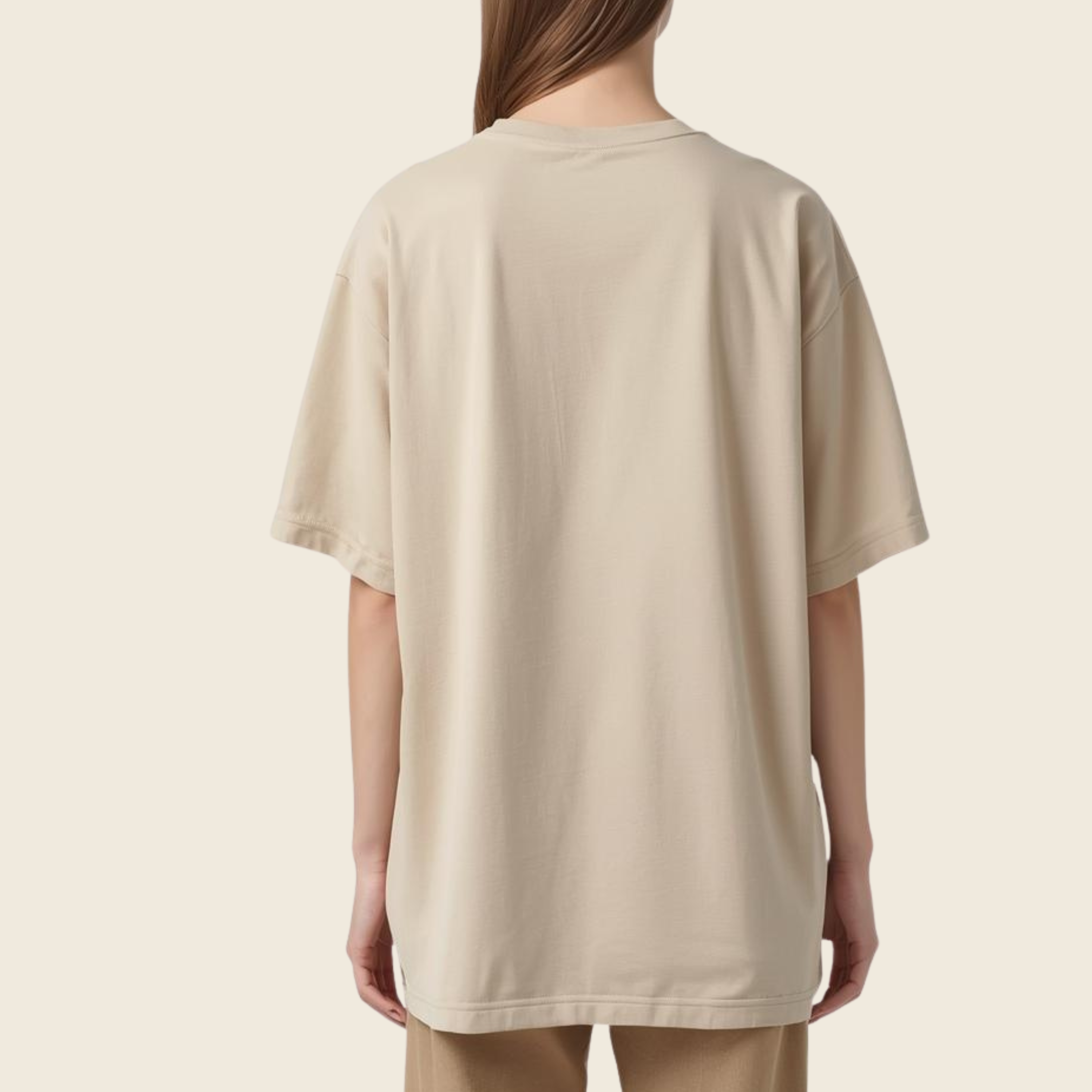 Oversized Beige T-Shirt