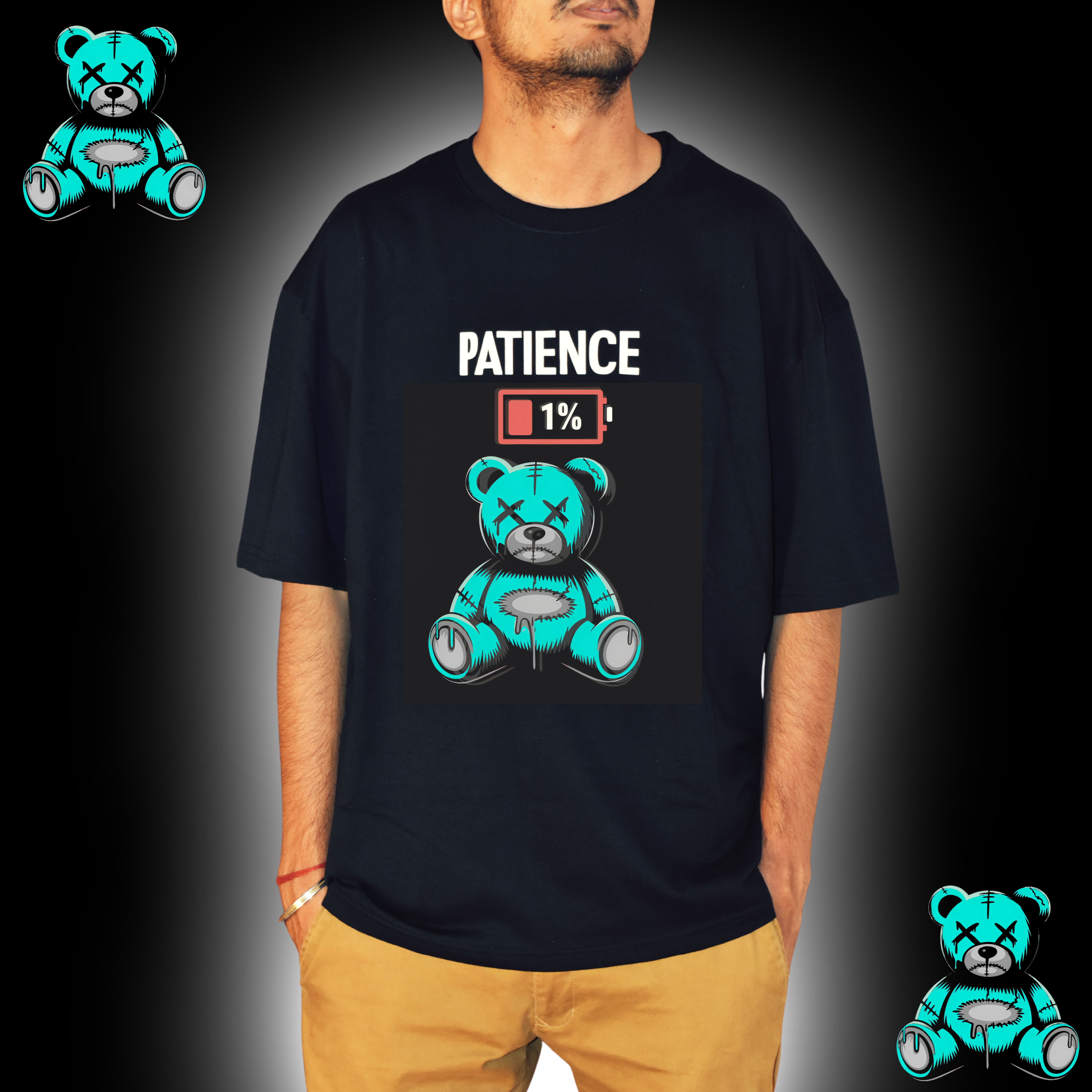 Patience Low Bear T-Shirt