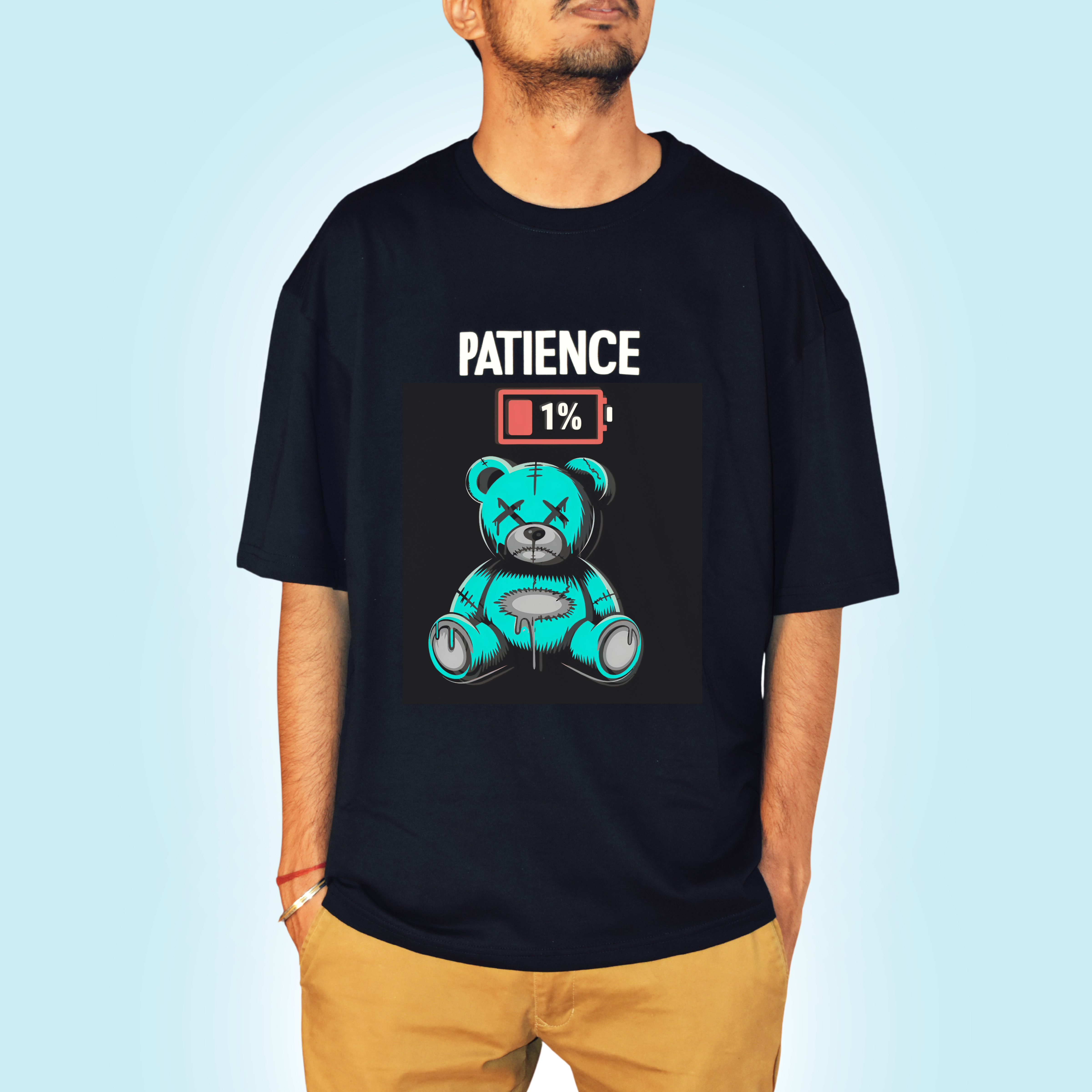 Patience Low Bear T-Shirt