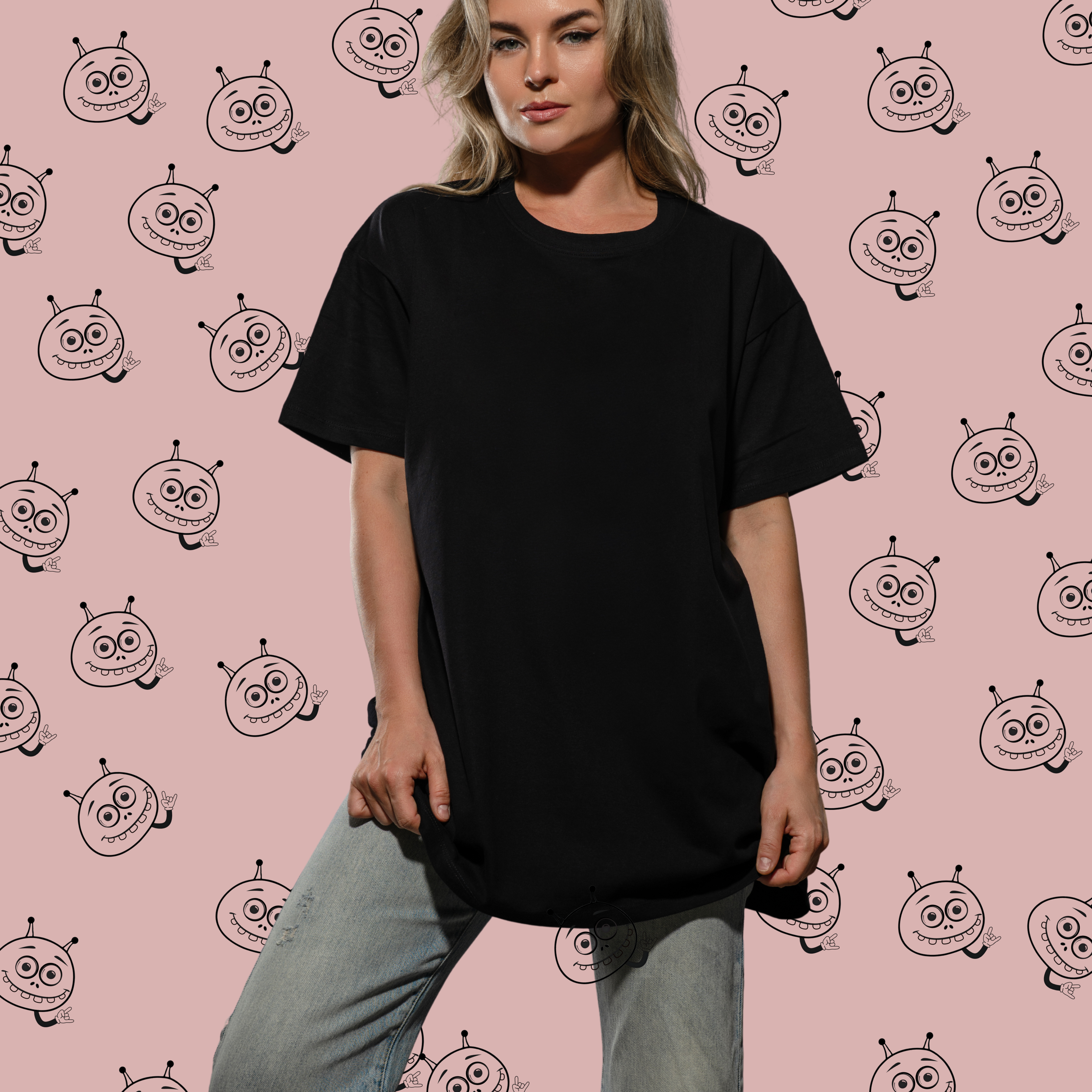 Classic oversized Black T-Shirt
