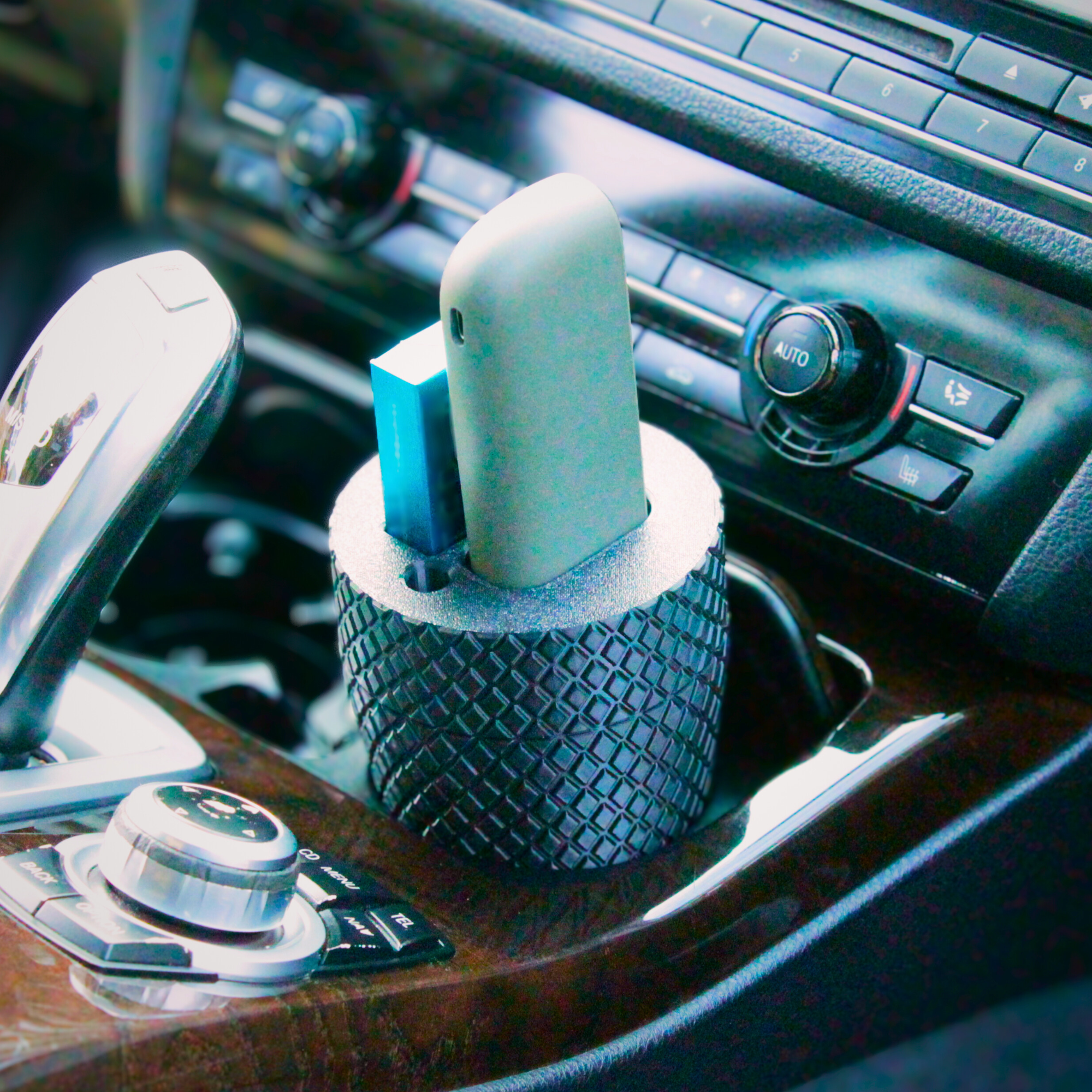 Modern Car Ashtray & Holder