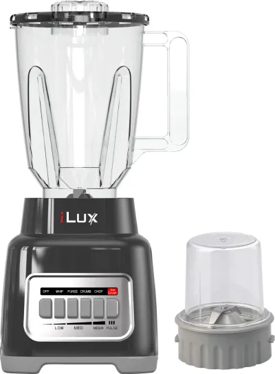 iLux Blender Avec Grinder - LX-666P Multifonction - 300W - 1.5L