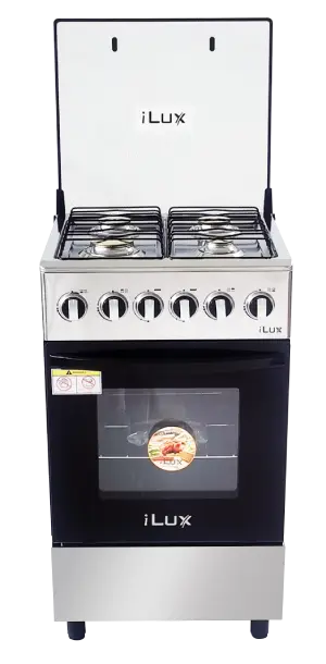 iLUX Cuisinière à Gaz 4 Feux - LXG-60SB