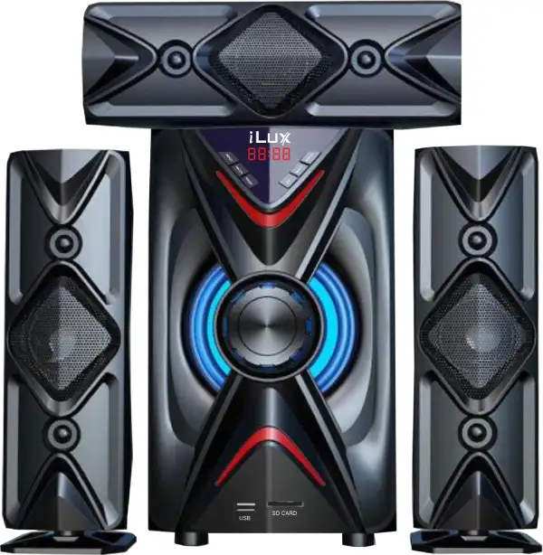 iLUX Mini Chaine 3 Baffes 1 Woofer 3.1 - ILHT-326 - USB - Bluetooth 